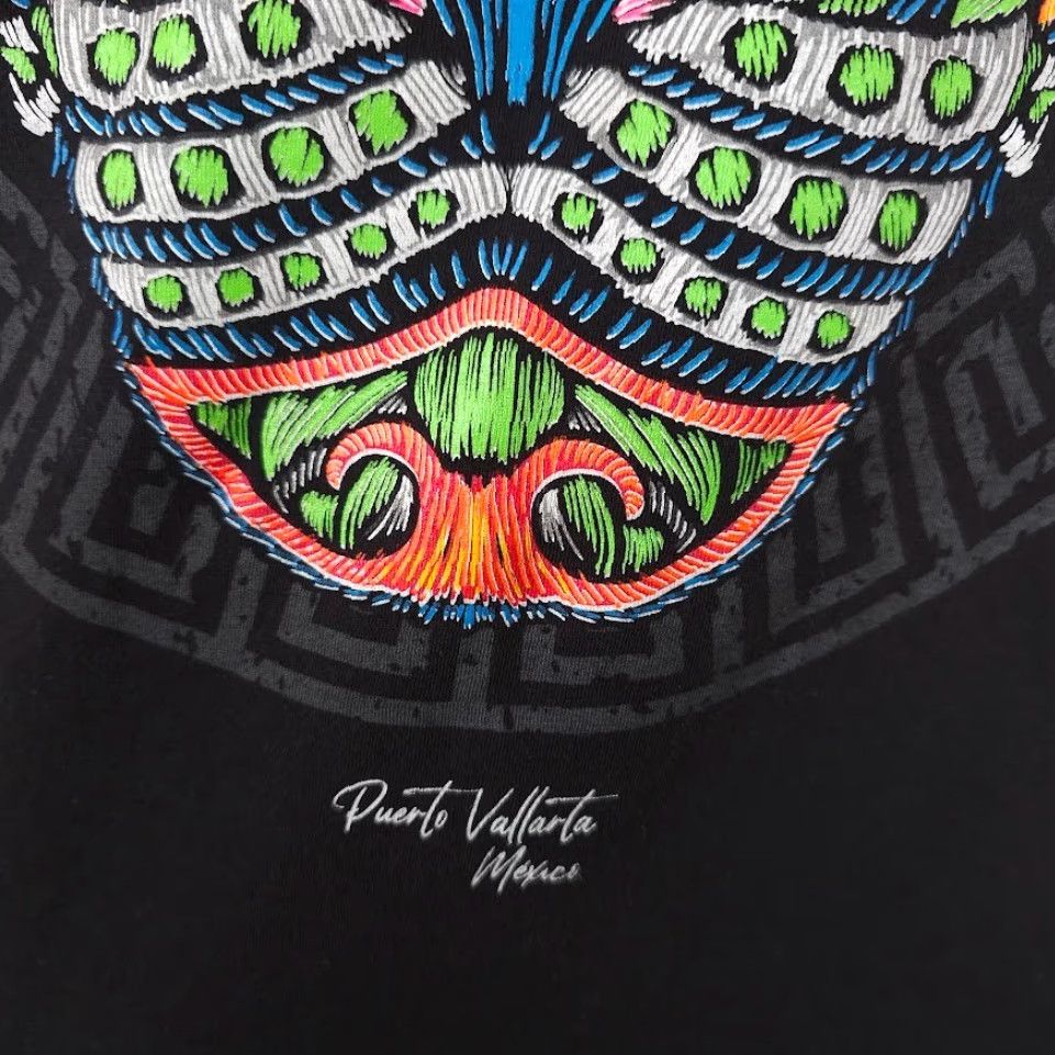Vintage Puerto Vallarta T Shirt Mens Size Small Black Mexico Travel Destination Tee Size US S / EU 44-46 / 1 - 4 Thumbnail