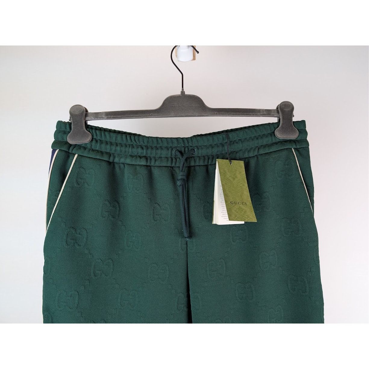 Gucci o1rshd1 GG Jacquard Polyester Jersey Jogging Pant Bottle/Mix Size US 38 / EU 54 - 2 Thumbnail