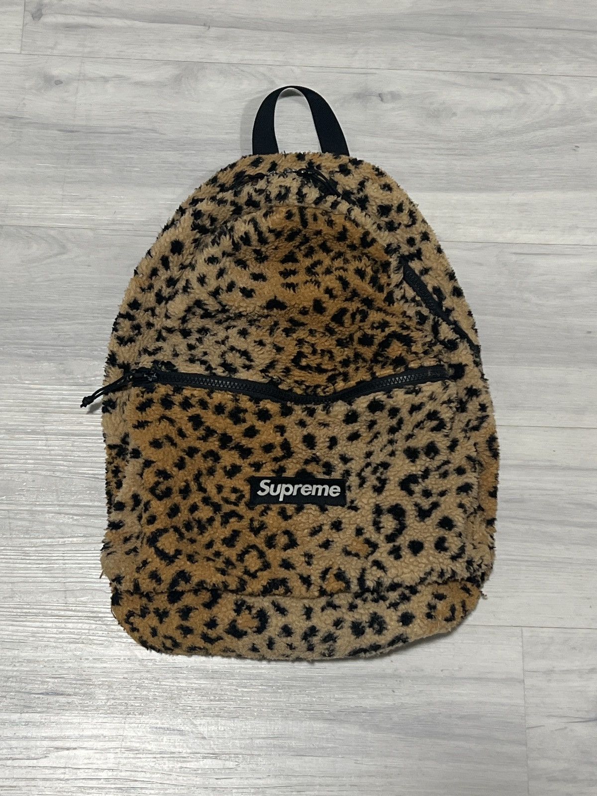 Supreme Supreme Barbour Waxed Cotton Waist Bag Leopard Color-way