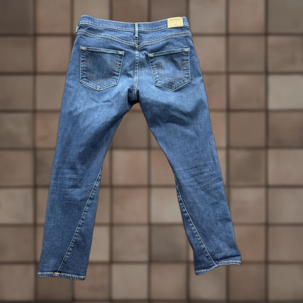 True Religion True Religion Jeans Women Slim Denim Blue 26 Cotton Mid-Rise Inseam 24 Logo USA Button Zip Variety: Shirt, Pants, Jeans? Size 26" / US 2 / IT 38 - 1 Thumbnail