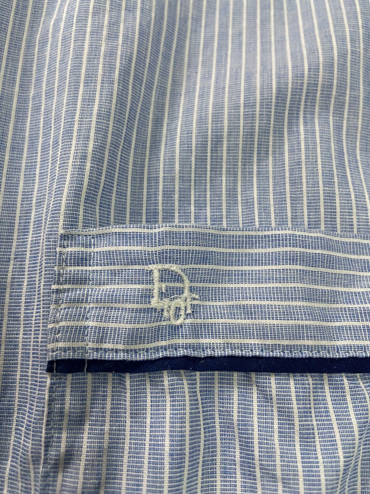 Dior Christian Dior Blue Shirt Size US M / EU 48-50 / 2 - 2 Thumbnail