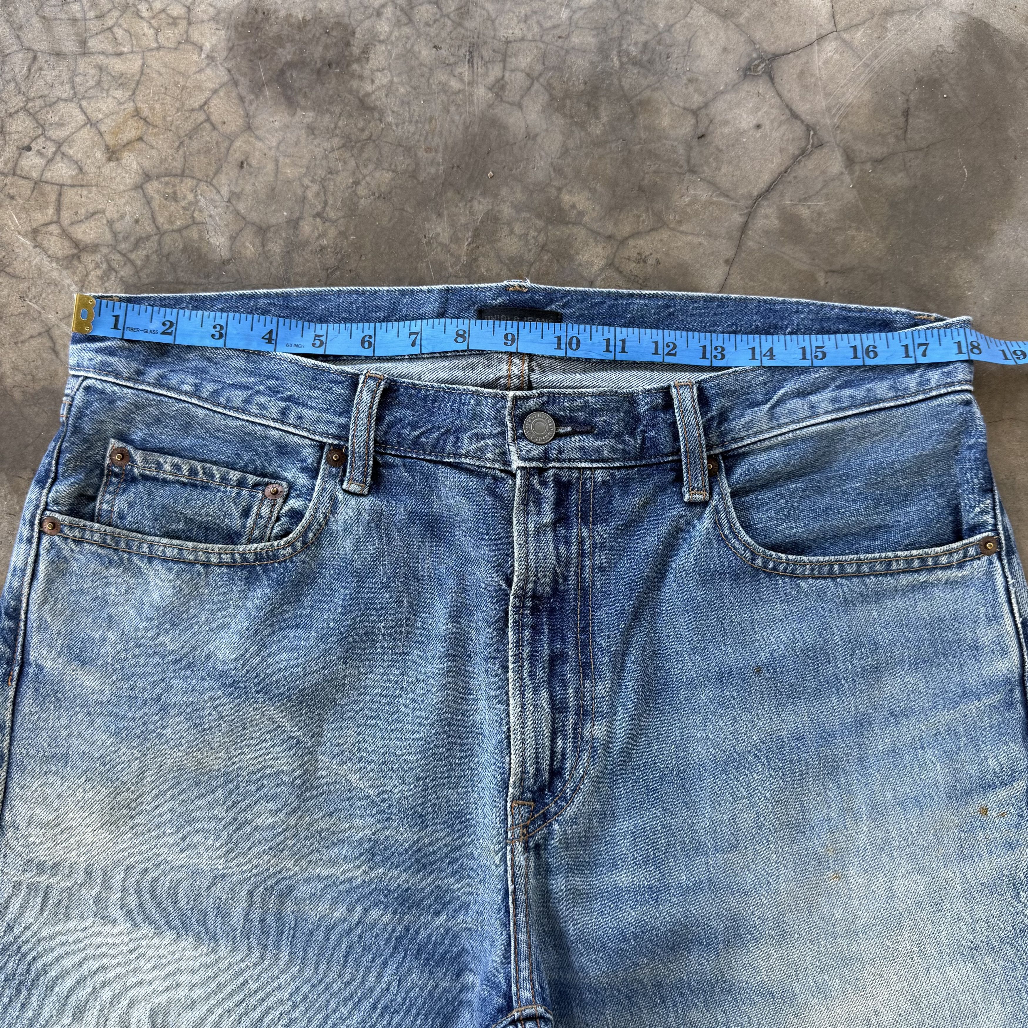 Japanese Brand Vintage Japanese Rusty Faded Denim Jean Size US 36 / EU 52 - 4 Thumbnail