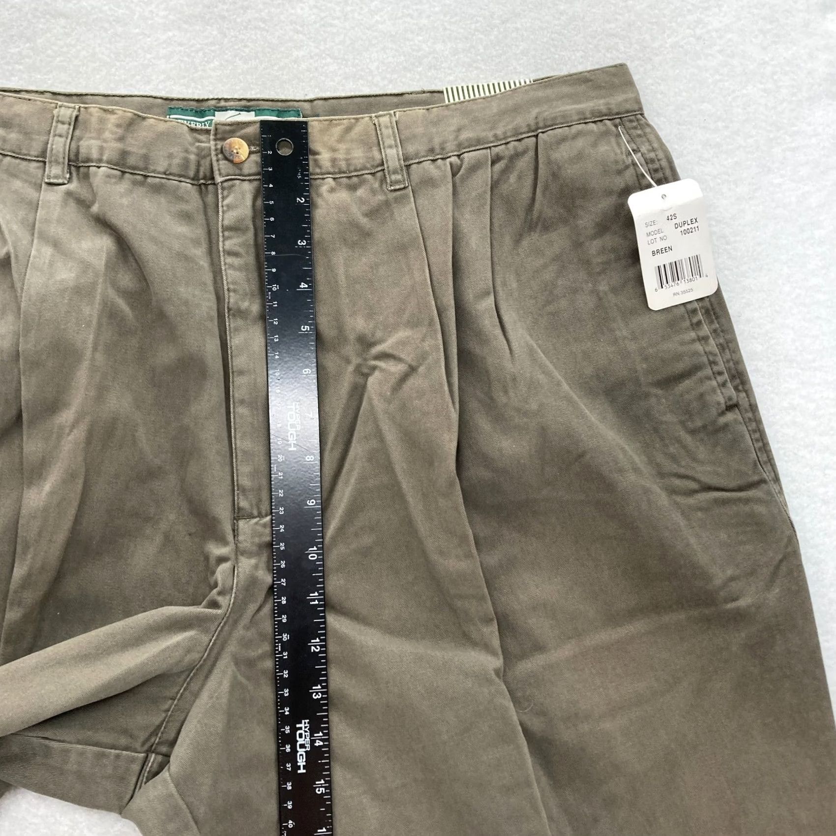 Beverly Hills Polo Club VINTAGE Beverly Hills Polo Club Duplex Chino Pants Mens 42x30 Relaxed Fit Breen Size US XL / EU 56 / 4 - 7 Thumbnail