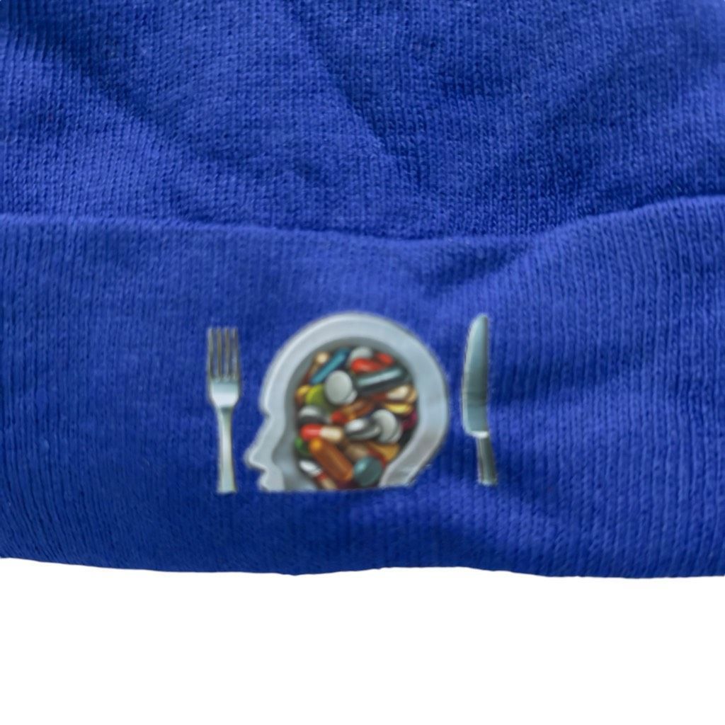 Other NWT Blue All In My Head Beanie Unisex OS | Streetwear Skater Size ONE SIZE - 3 Thumbnail
