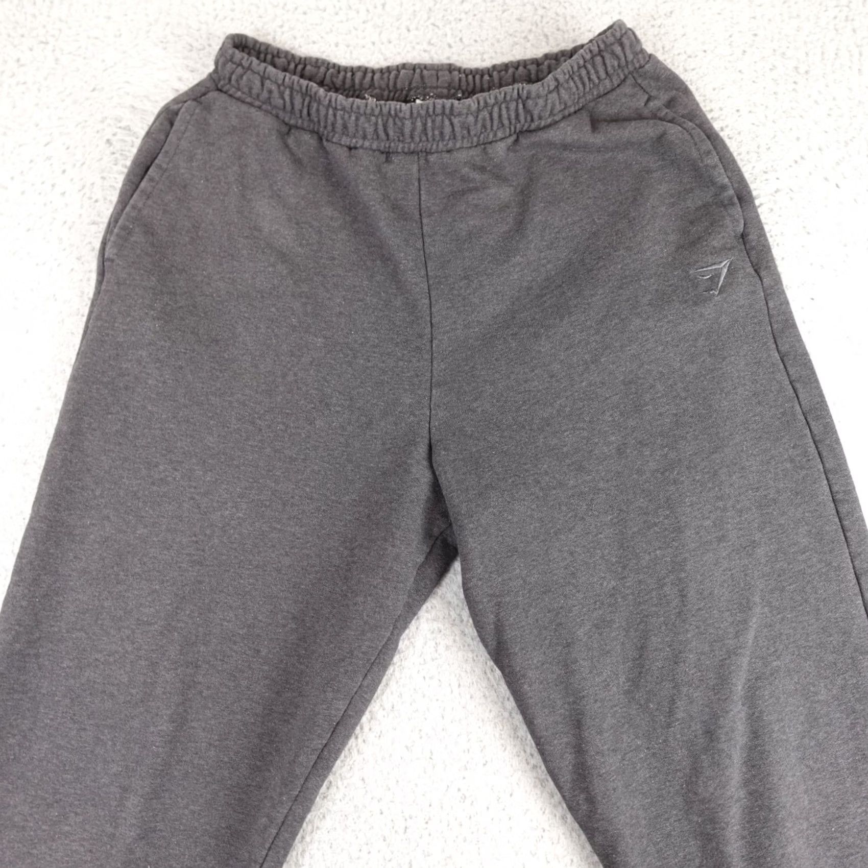 Gymshark Gymshark Sweatpants Mens Large Gray Fleece Athleisure Weightlifting Casual Shirt? Size US 33 - 4 Thumbnail