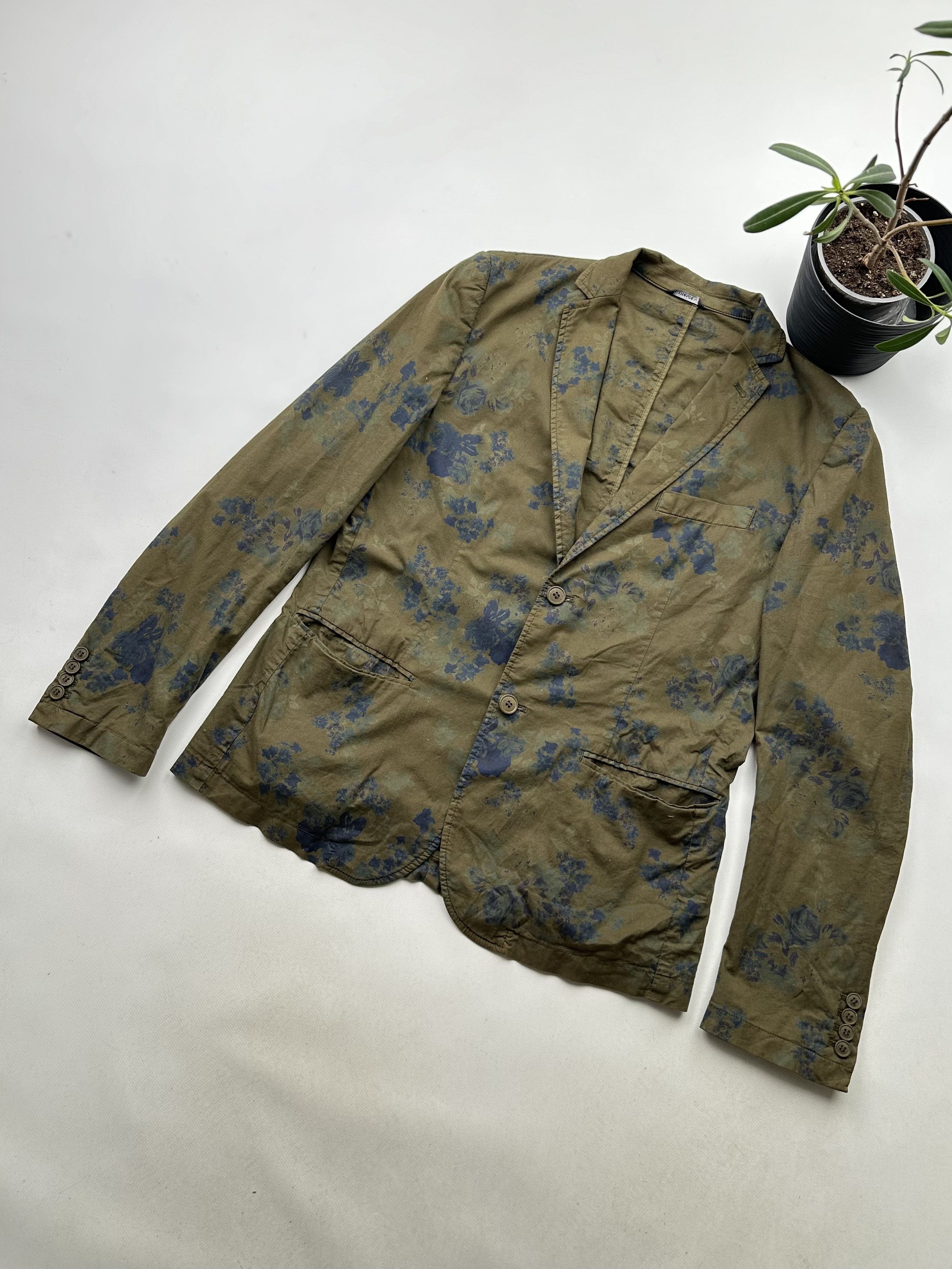 Daniele Alessandrini Daniele Alessandrini Printed Casual Blazer (227) Size 48S - 1 Thumbnail