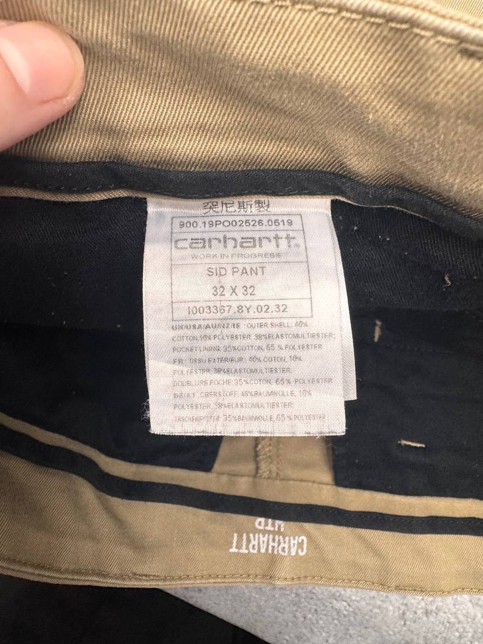 Carhartt Carhartt Men's Pants Beige Size 32 Size US 32 / EU 48 - 9 Thumbnail