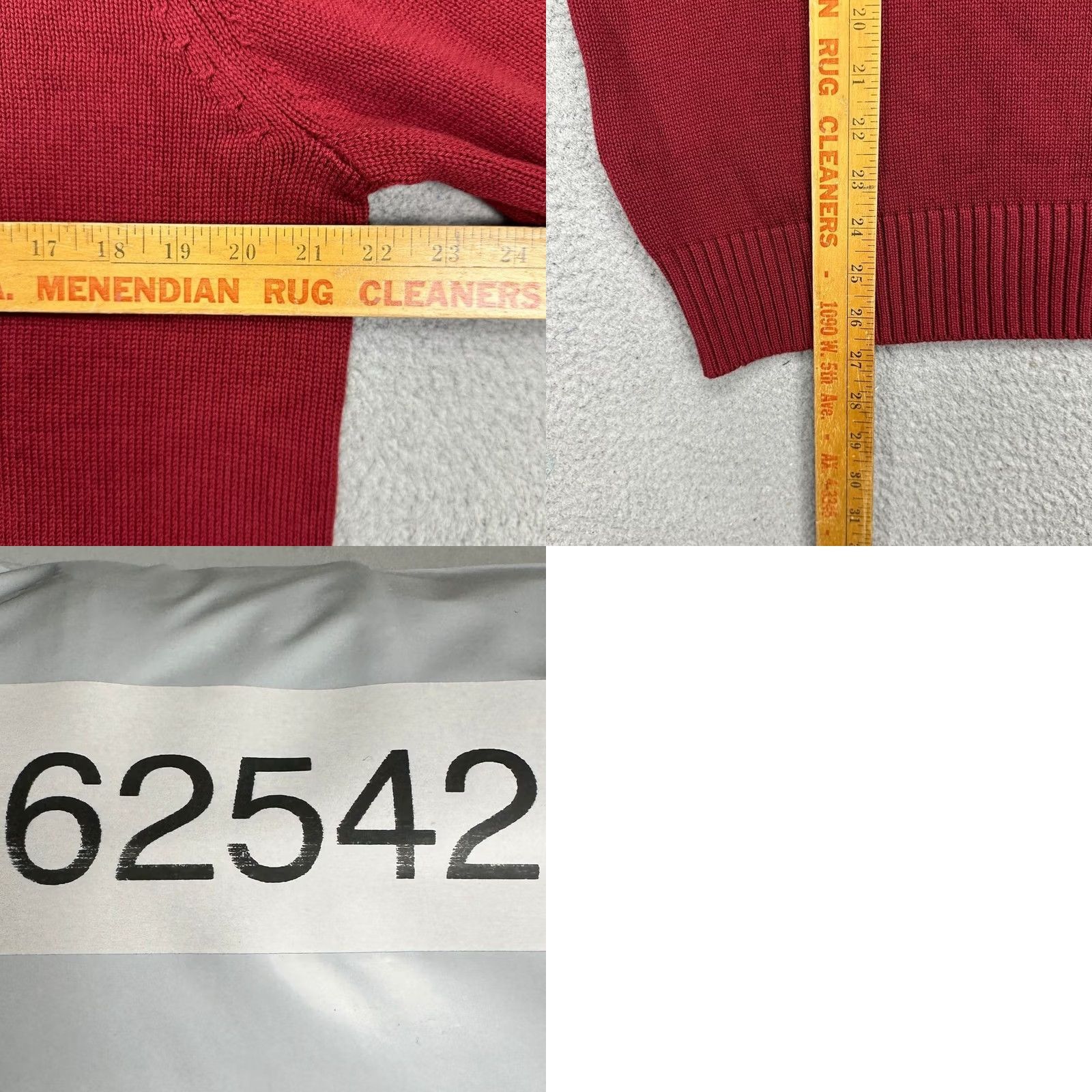 Eddie Bauer Eddie Bauer Mens Medium Sweater Henley Red Knit Cotton Lightweight Pullover Size US M / EU 48-50 / 2 - 8 Thumbnail