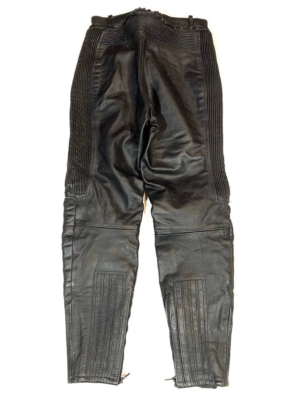 Vintage Vintage Rare Moto Racing Leather Pants Size US 29 - 5 Thumbnail