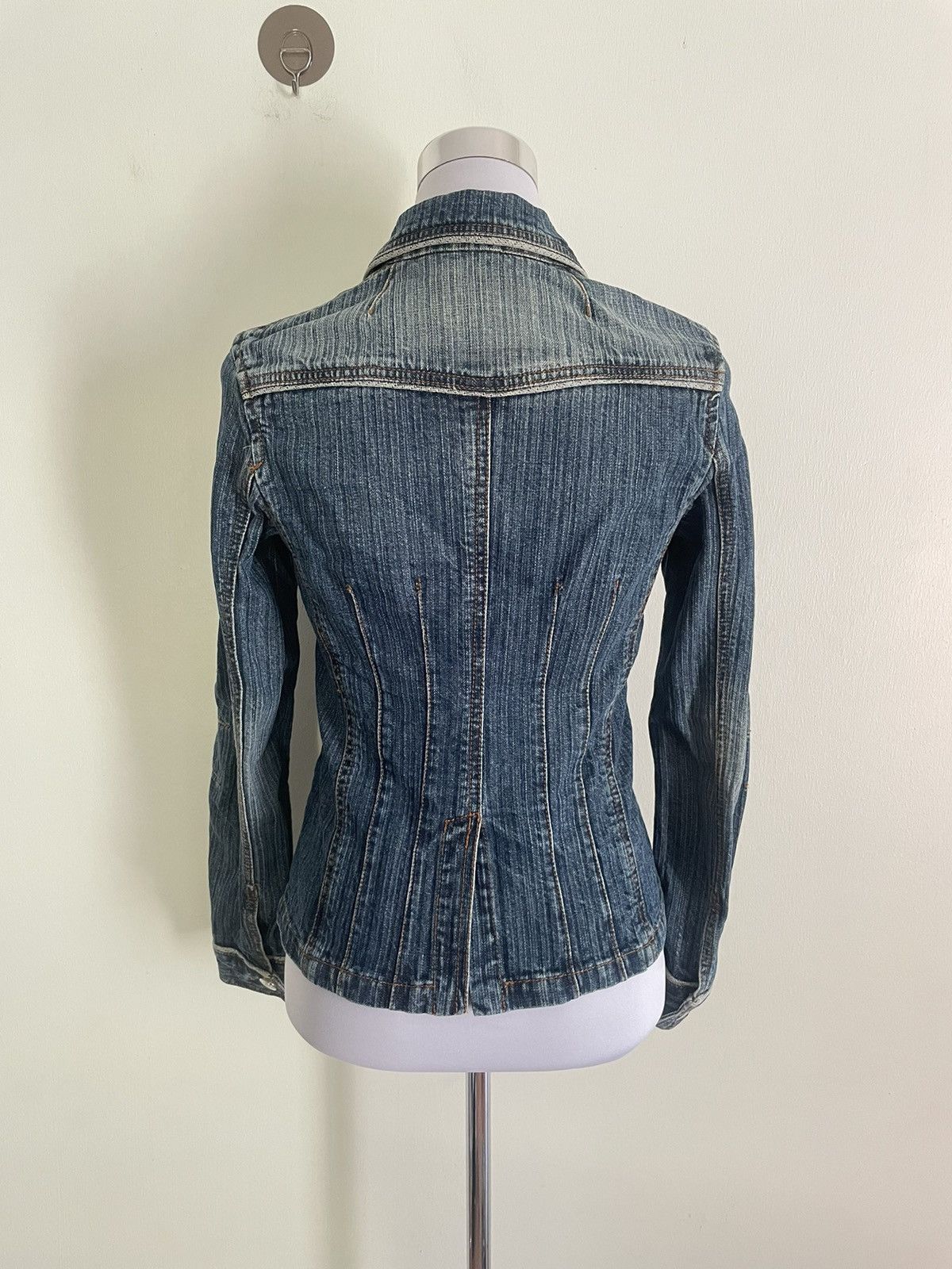 Japanese Brand Rena Range Denim Jacket Size XS / US 0-2 / IT 36-38 - 2 Thumbnail