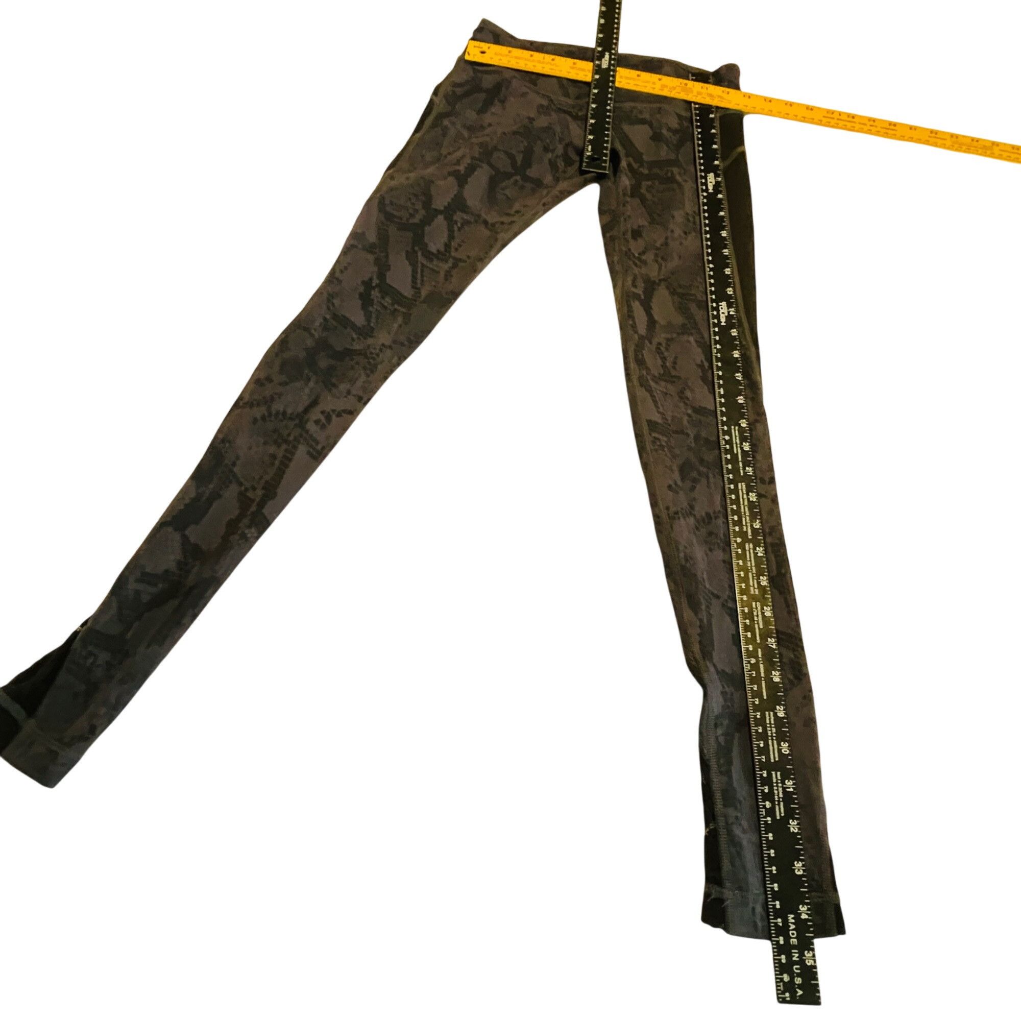 Other Vim Mia Yoga Leggings Blue Snake Print Lace Accents Small Wo Size 26" / US 2 / IT 38 - 7 Thumbnail
