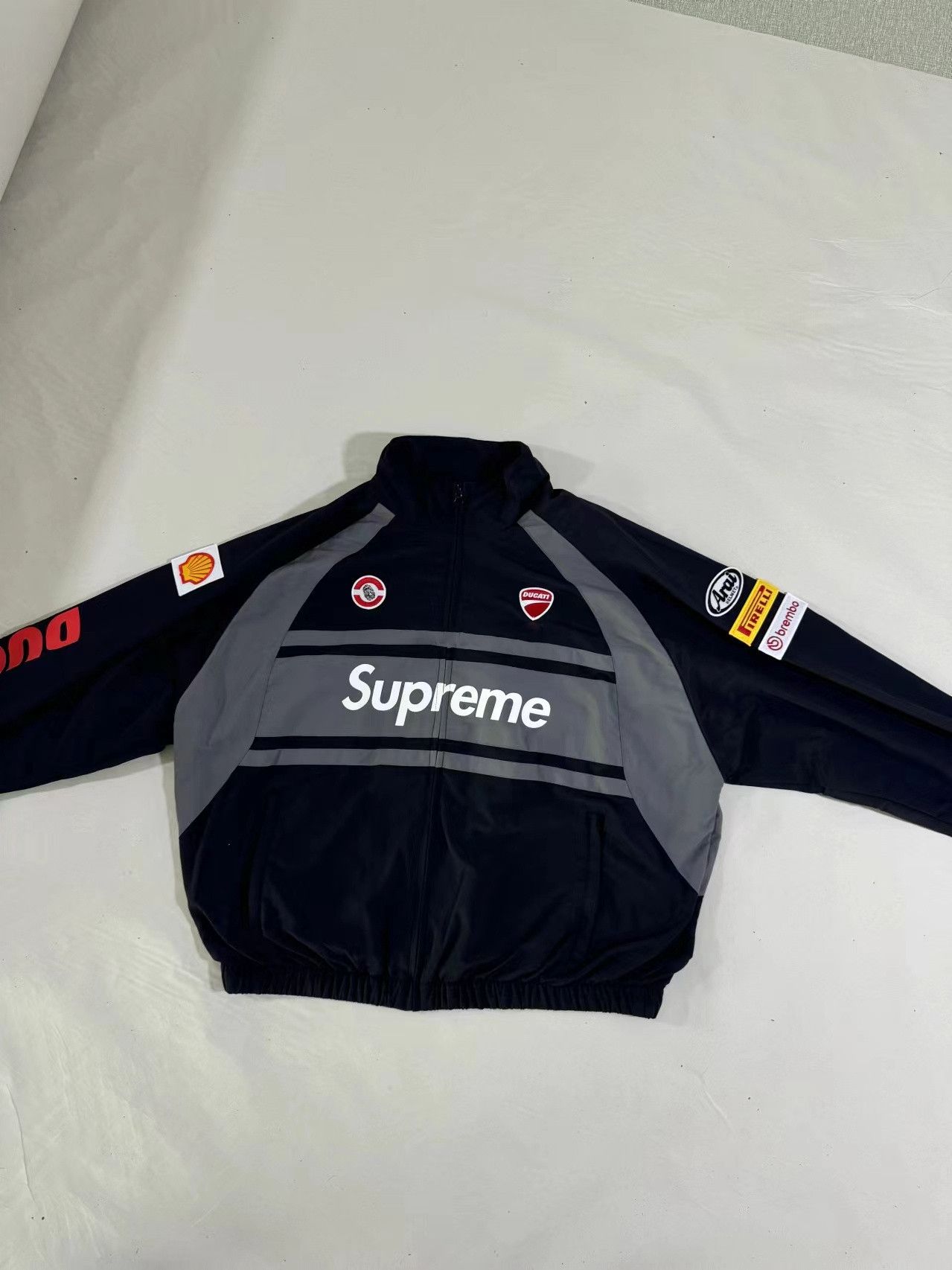 Supreme Supreme x Ducati Track Jacket 'Black' | Grailed