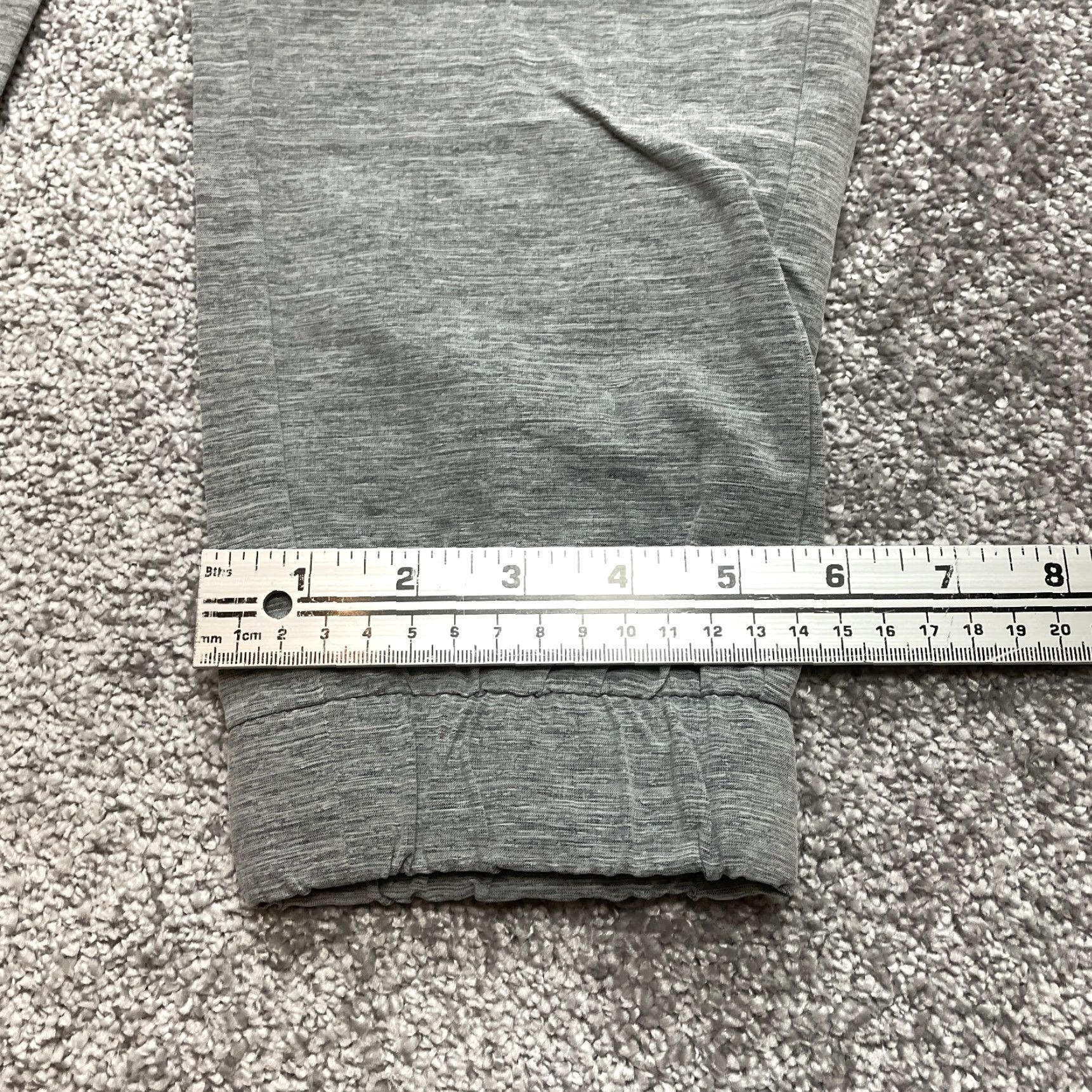 Vintage Coreio Pants Womens S Light Gray Elastic Waist Ankles Zip Pocket New NWT Size 28" / US 6 / IT 42 - 4 Thumbnail