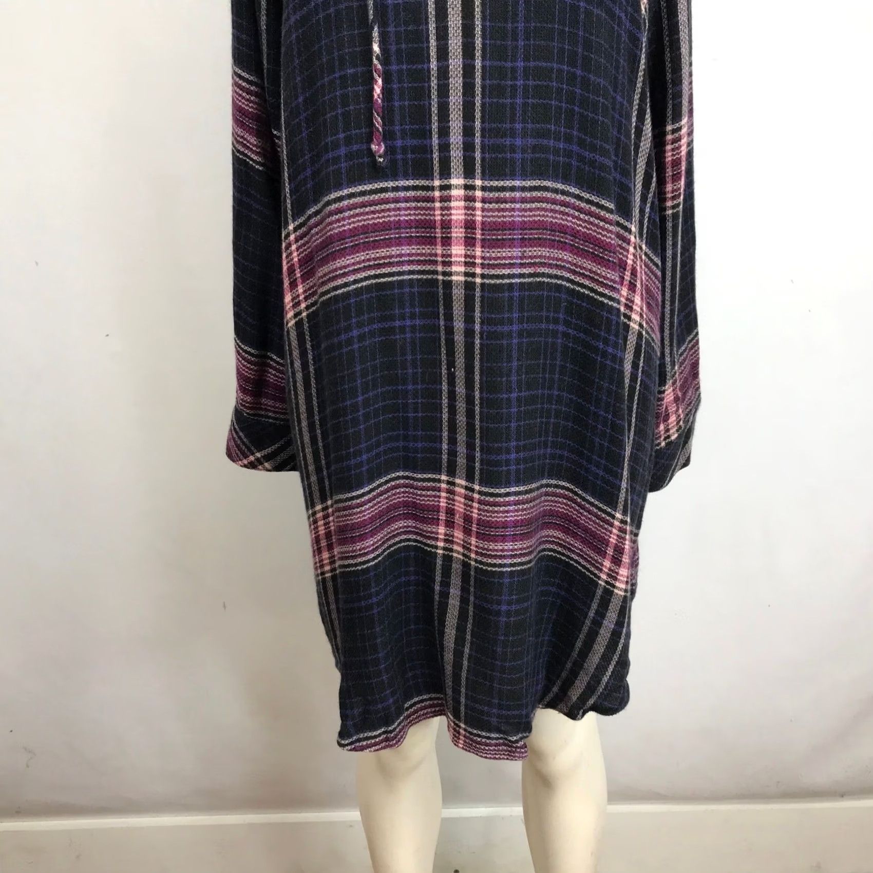Vintage Cloth & Stone Plaid Long Sleeve V-Neck Tunic Dress Womens XL Size XL / US 12-14 / IT 48-50 - 3 Thumbnail