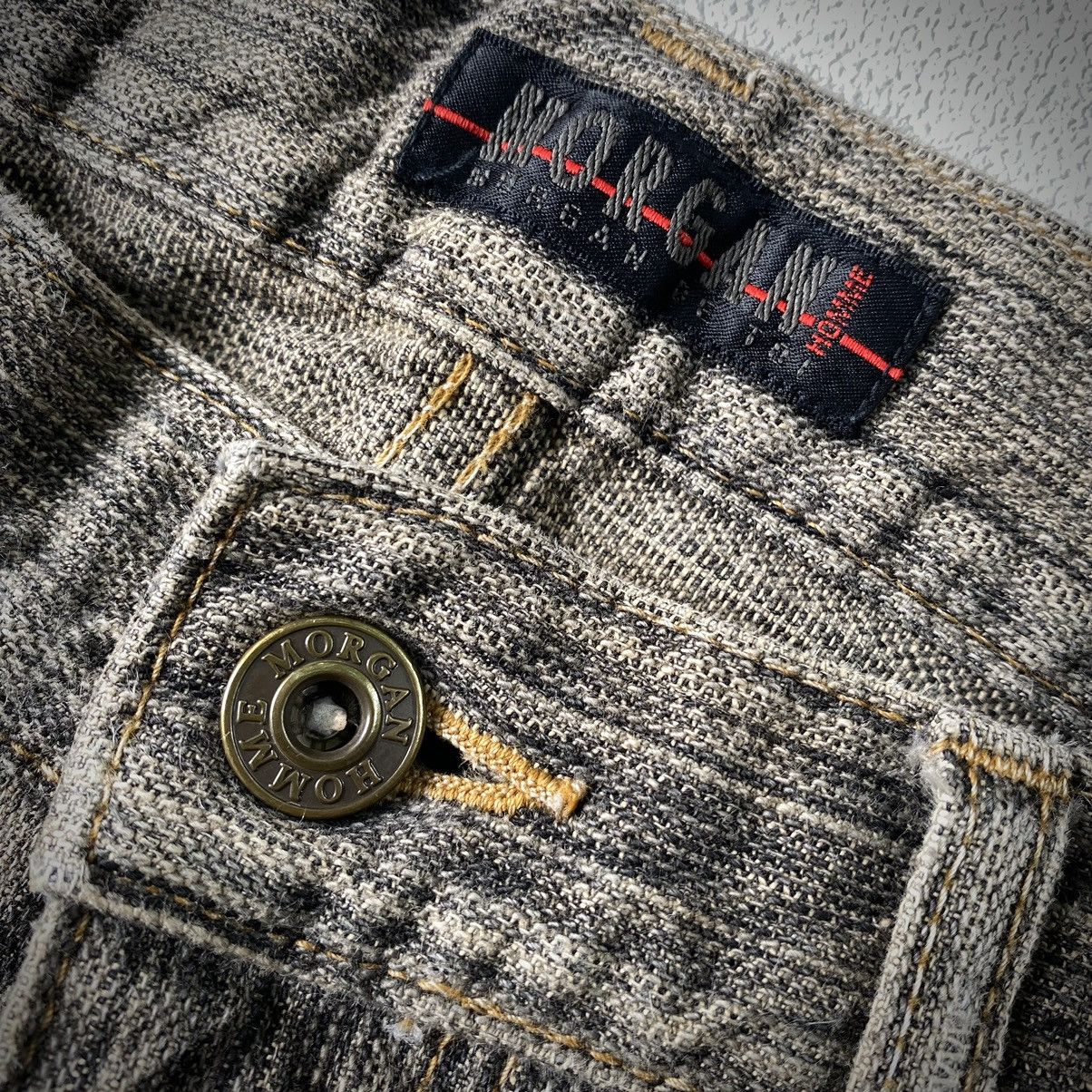 If Six Was Nine texture rusty flare denim pants by morgan homme Size US 31 - 7 Thumbnail