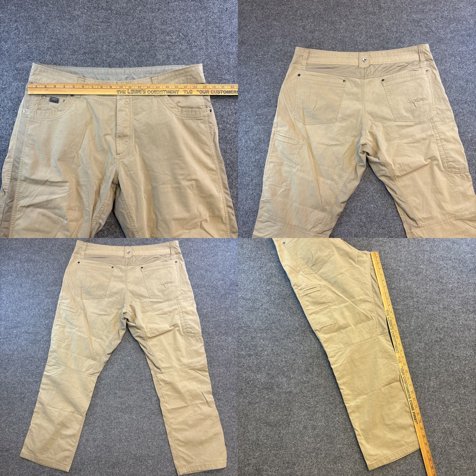 Vintage Kuhl Pants Men 38X30 Beige Hiking Work Outdoor Chino Stretch 108846 Size US 38 / EU 54 - 8 Thumbnail