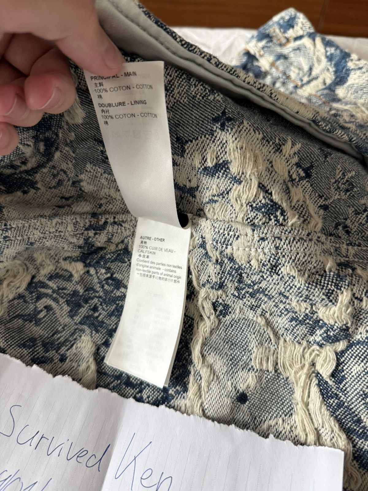 Louis Vuitton Virgil Abloh Tapestry Denim Jacket Louis Vuitton Size US S / EU 44-46 / 1 - 12 Thumbnail