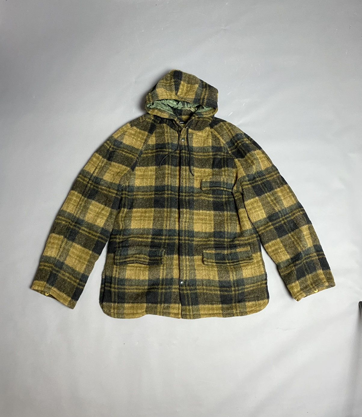 William Barry VTG 70s William Barry Flannel Plaid Jacket Hooded Sz M USA Size US M / EU 48-50 / 2 - 1 Thumbnail