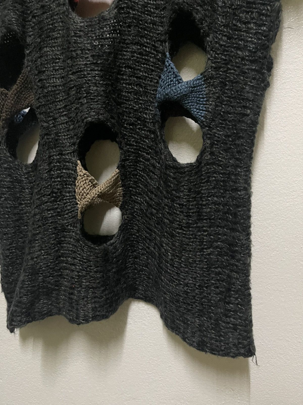 Designer × Japanese Brand Vintage Sleeveless Knitwear Wool Rare Design Size M / US 6-8 / IT 42-44 - 11 Thumbnail