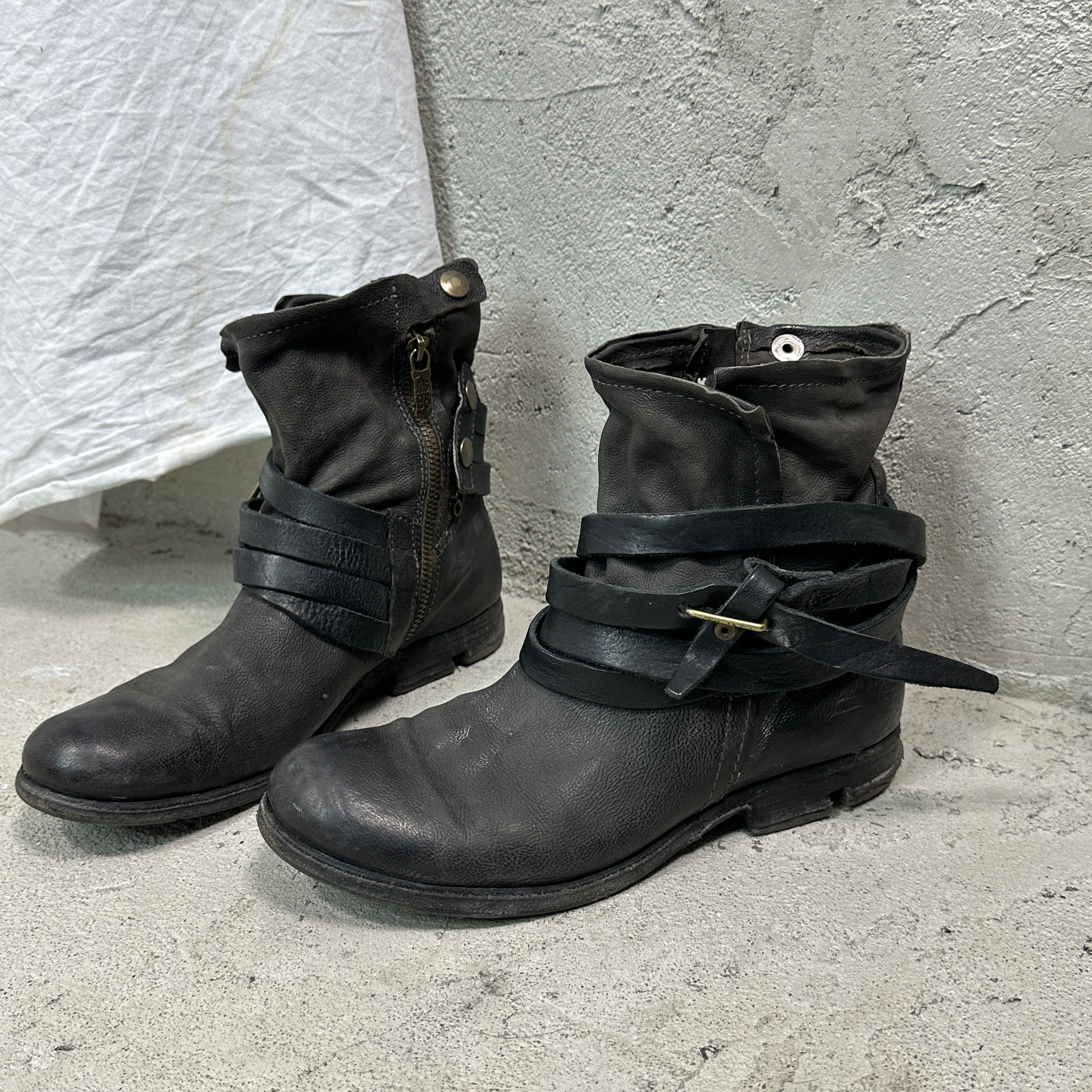 A.S.98 Vintage Leather Airstep Pirate Strapped A.S.98 Boots Y2K Size US 9 / IT 39 - 5 Thumbnail