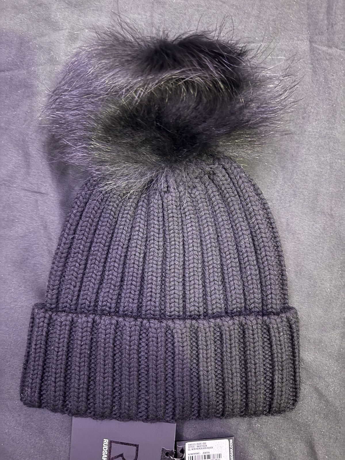Rudsak UNISEX MERINO WOOL HERITAGE KNIT HAT Size ONE SIZE - 2 Thumbnail