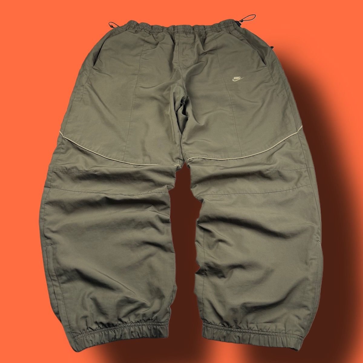 Nike × Vintage NIKE AIR MAX VINTAGE BASIC LOGO OVERSIZE BAGGY PANTS Size US 34 / EU 50 - 1 Thumbnail