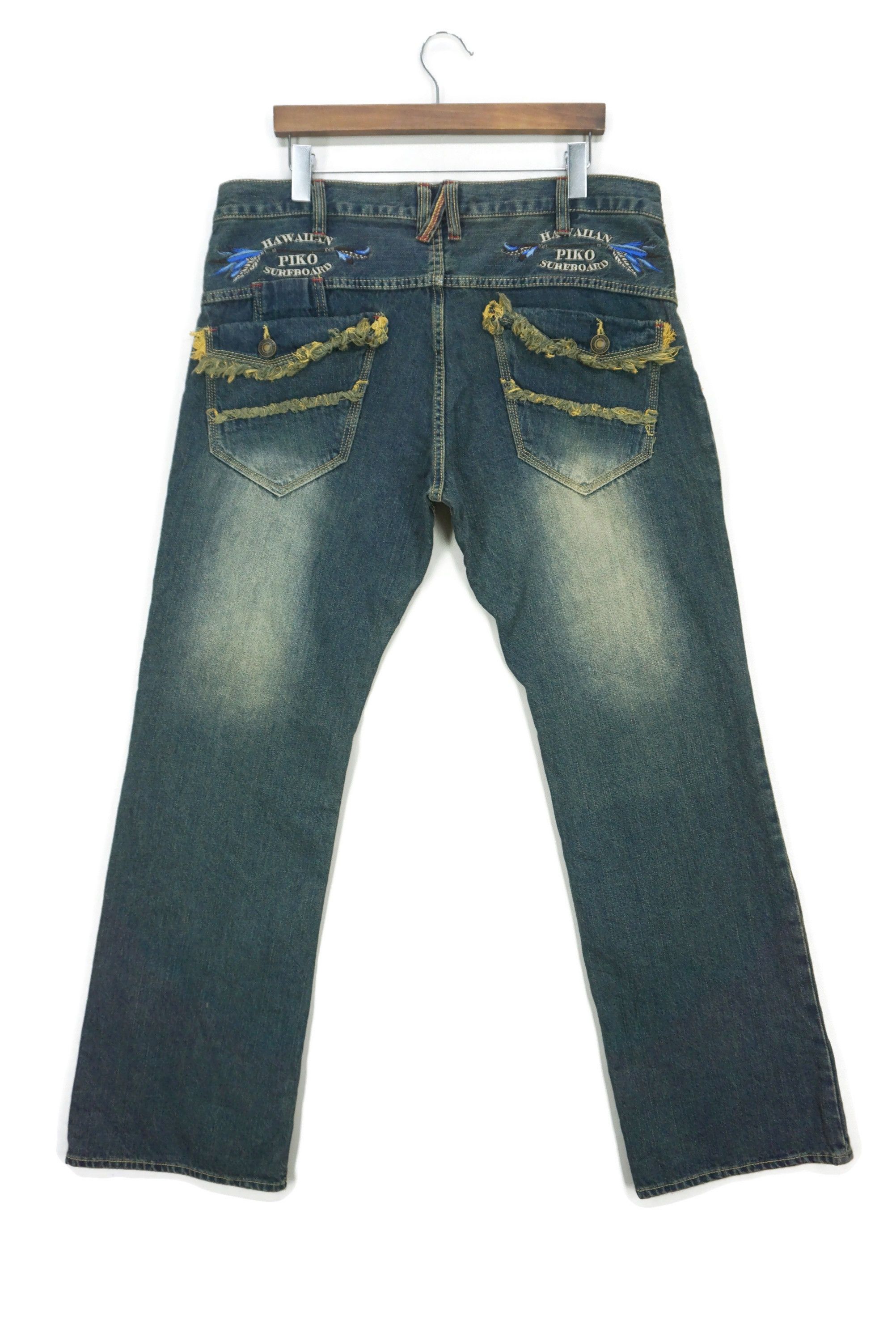 Japanese Brand Piko Jeans Size 40x33.5 Y2K Low-Rise Baggy Denim Size US 40 / EU 56 - 1 Thumbnail