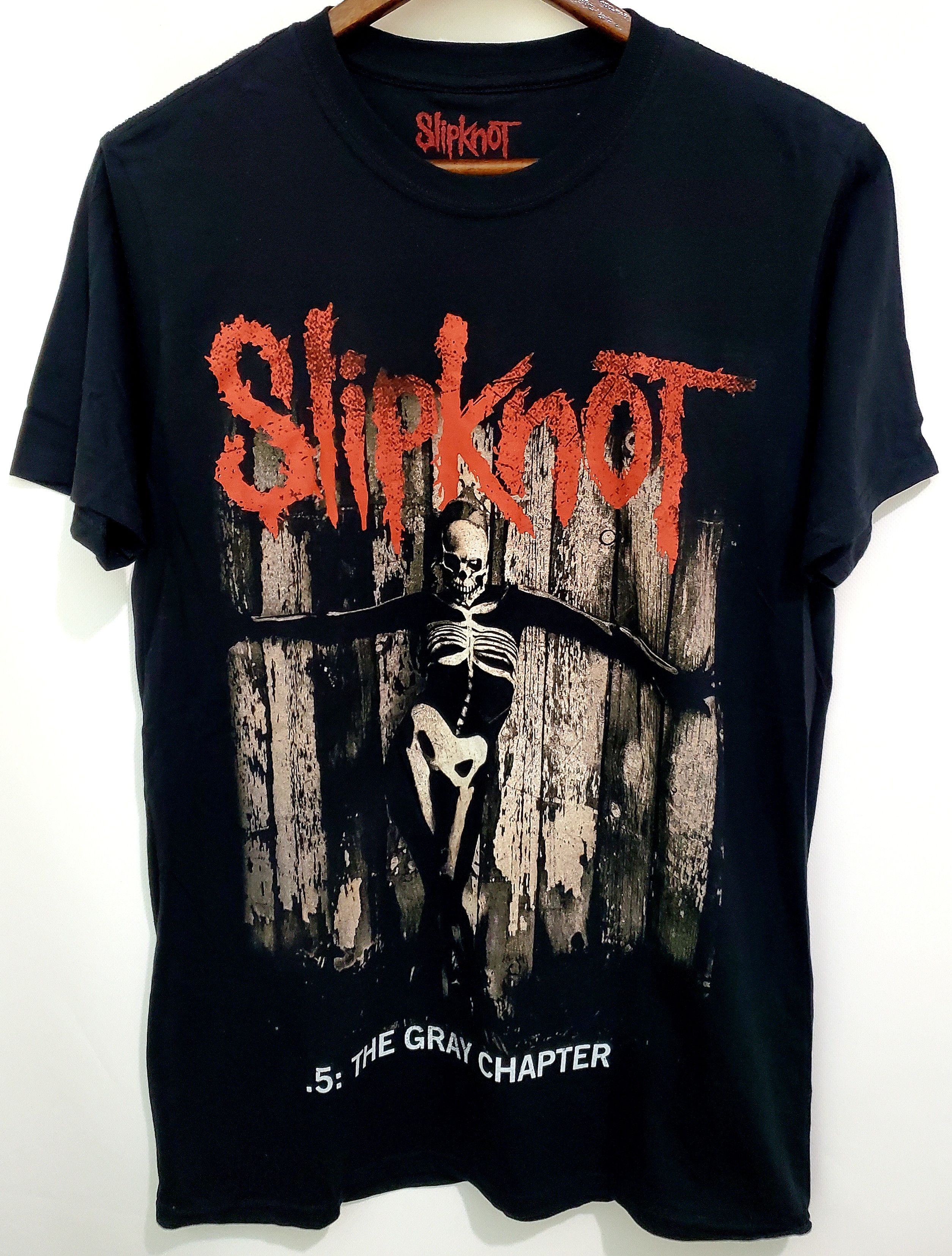 Band Tees × Slipknot Vintage Slipknot .5: The Gray Chapter T-Shirt Band Rock M Size US M / EU 48-50 / 2 - 1 Thumbnail