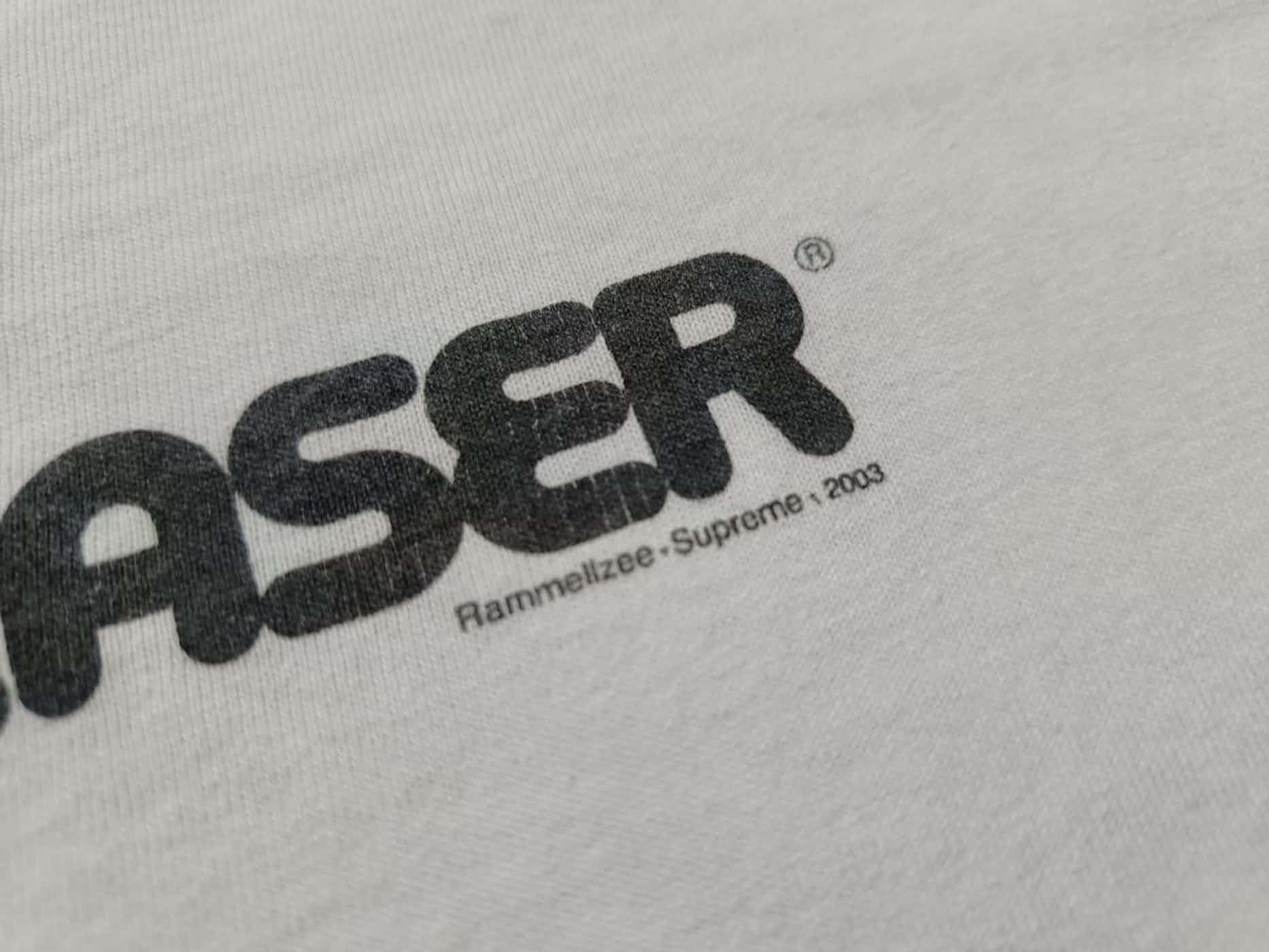 Supreme 🔥🔥 Rare Supreme 2003 Rammellzee Chaser The Eraser Tee Size US L / EU 52-54 / 3 - 3 Thumbnail