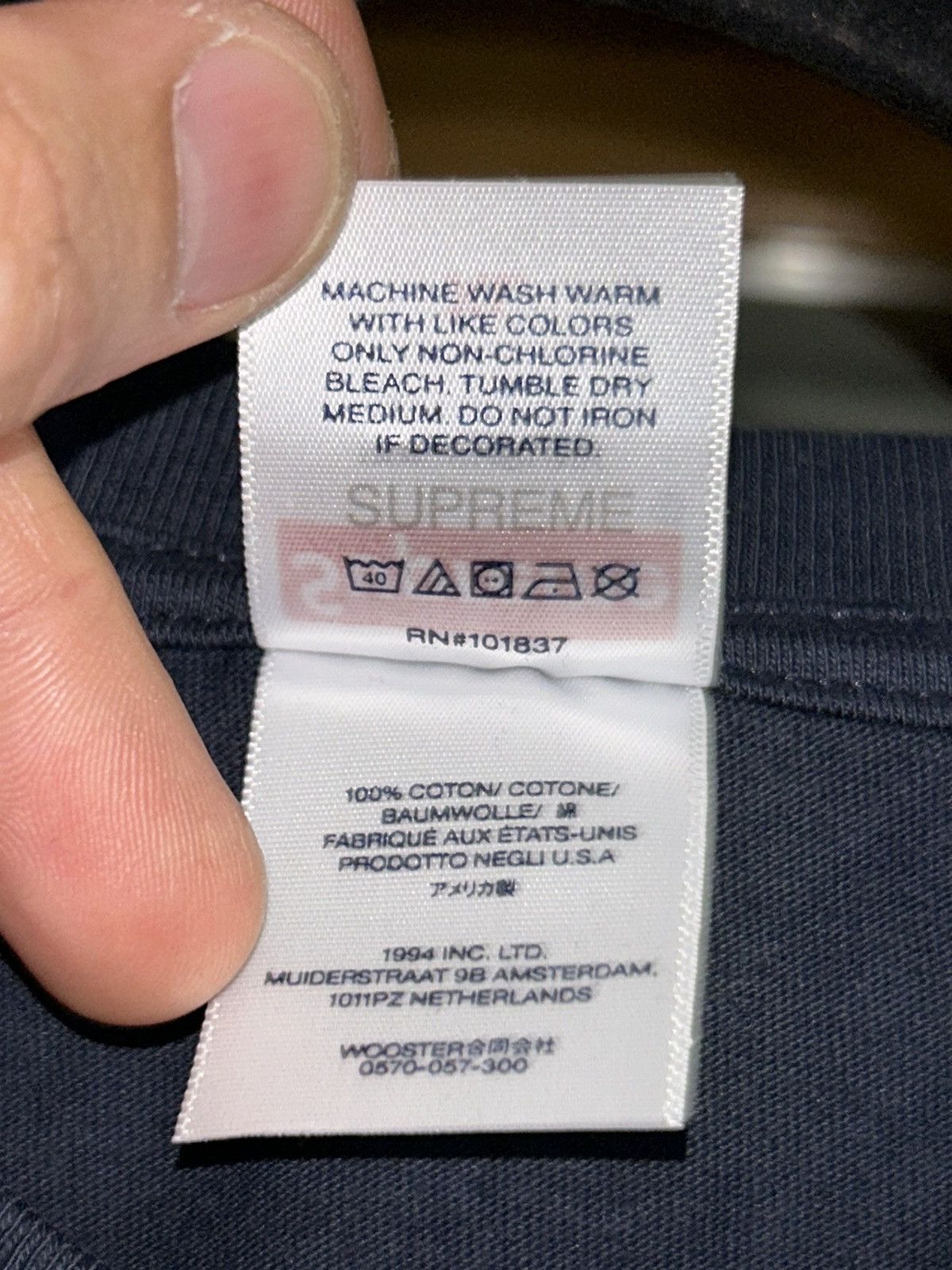Supreme Supreme Blank L/S Tee Shirt Long Sleeve T/Shirt size XL NEW Size US XL / EU 56 / 4 - 4 Thumbnail