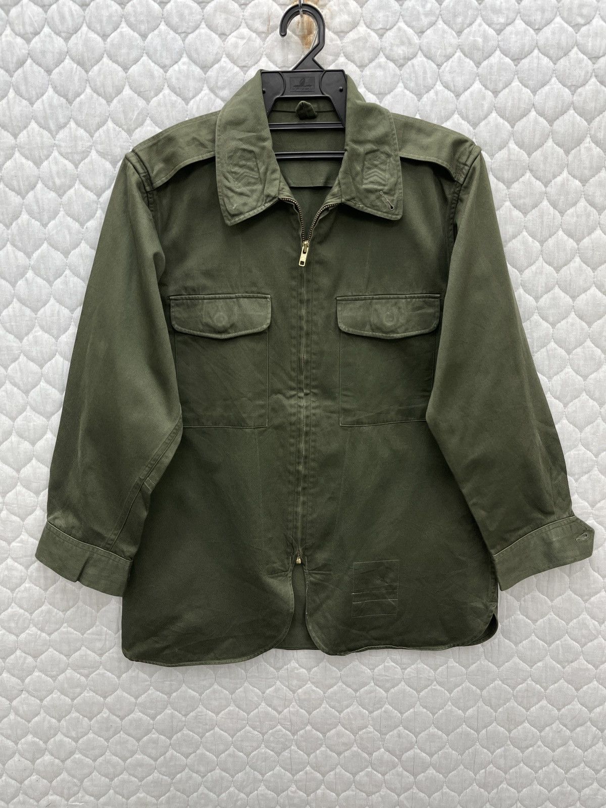image of Steals VTG Military Army Jacket in Green, Men's (Size Small)