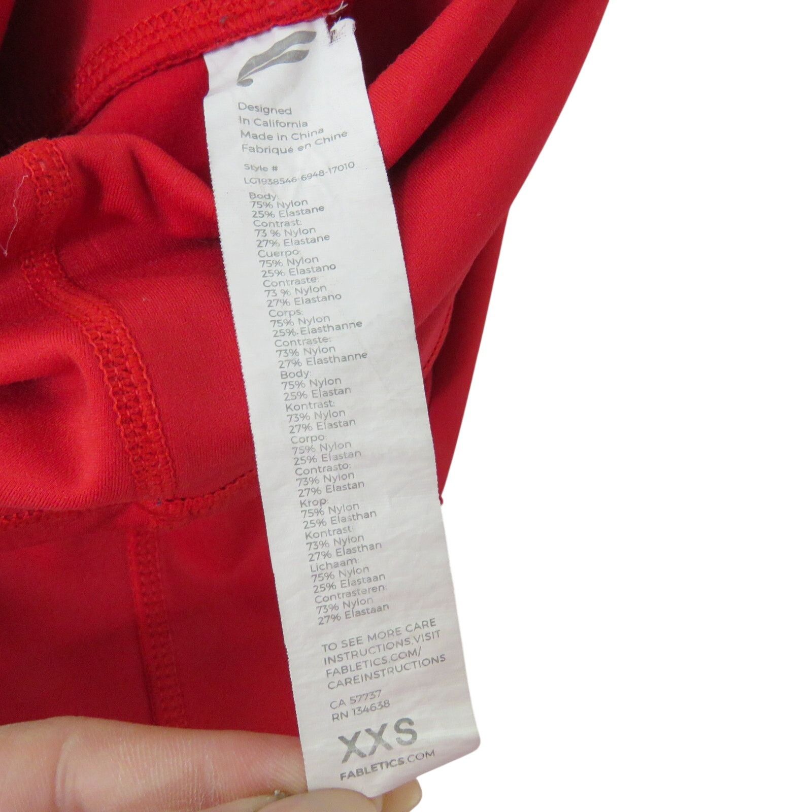 Fabletics Fabletics Motion 365 Leggings Red High Rise Athletic XXS Size 24" / US 00 / IT 34 - 6 Thumbnail
