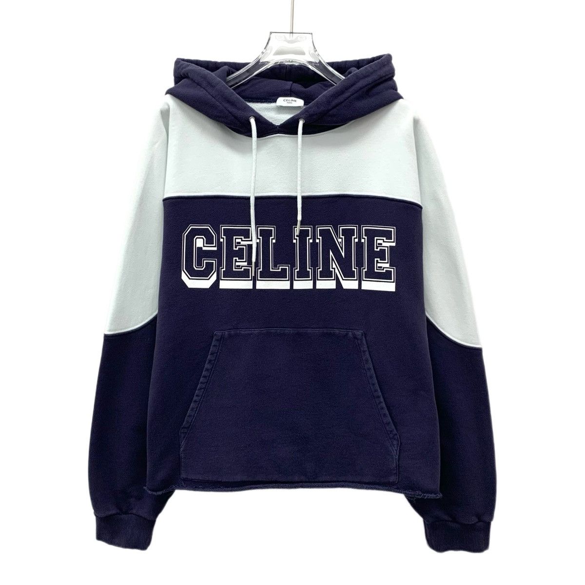 Celine Celine Letter Printed Hooded Sweatshirt Jacket K26WX Size XL / US 12-14 / IT 48-50 - 1 Thumbnail