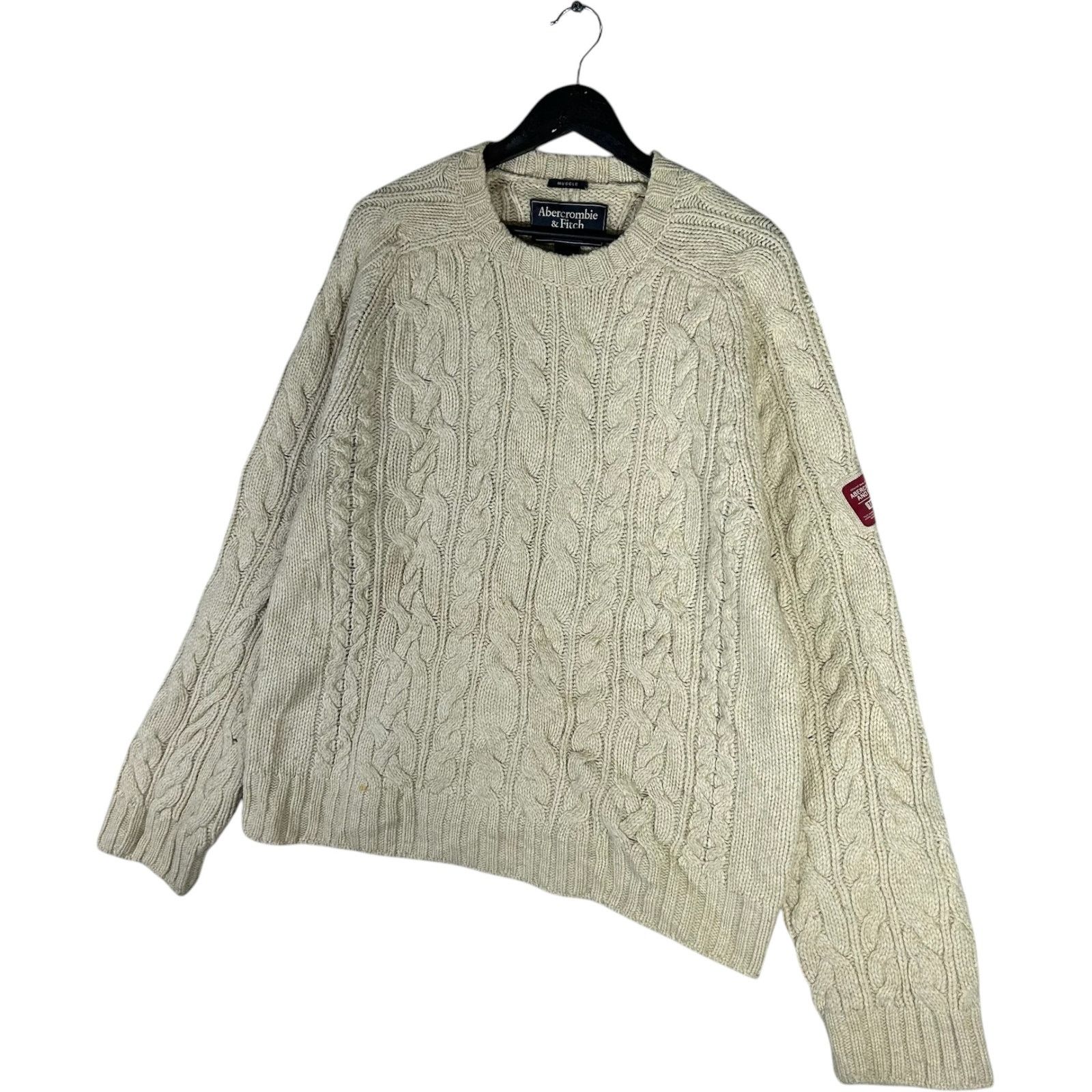 Abercrombie & Fitch Abercrombie & Fitch Wool Muscle Sweater Size US XL / EU 56 / 4 - 4 Thumbnail