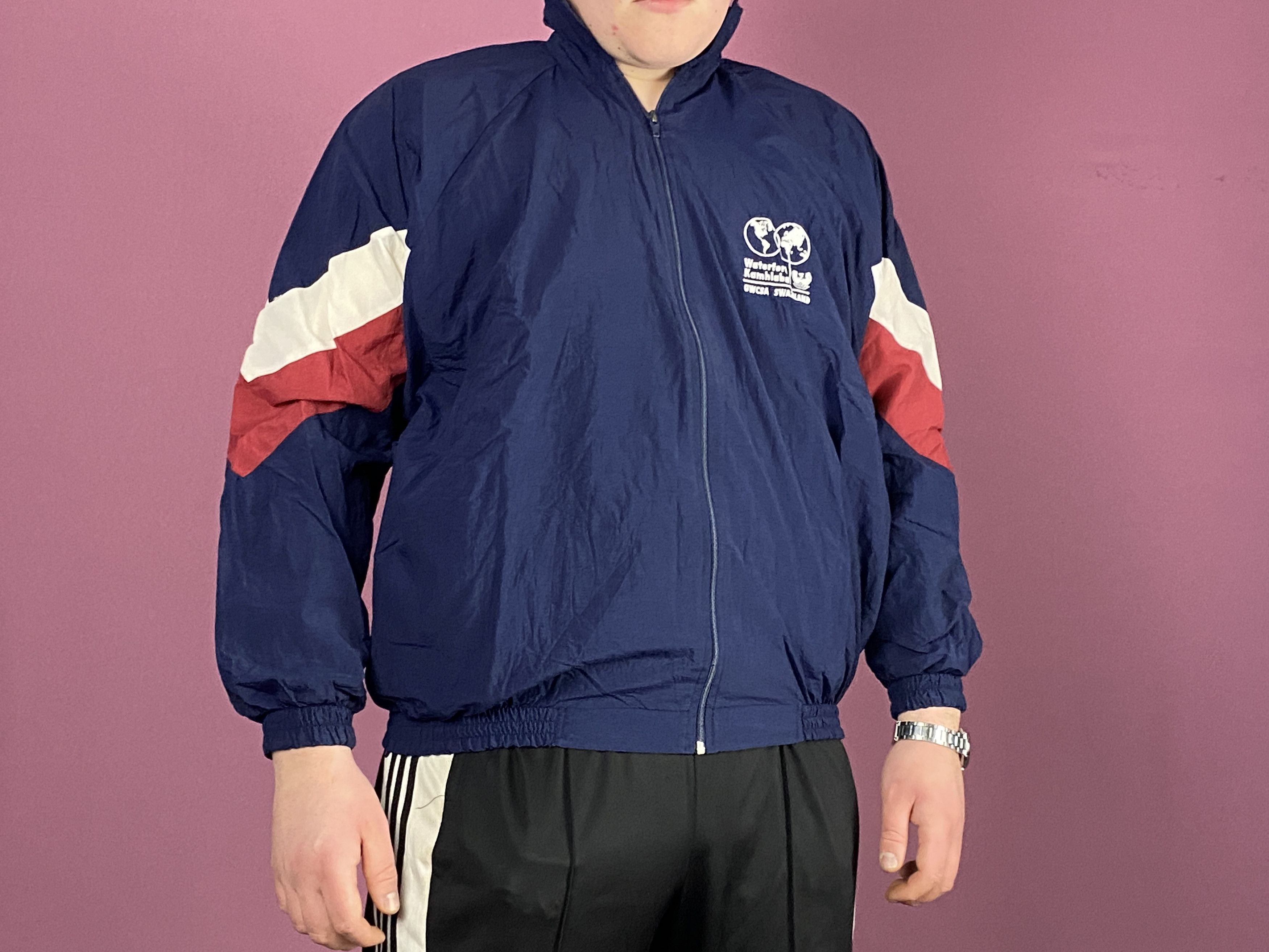 Vintage 90s Vintage Men's Windbreaker Jacket - XL Size US XL / EU 56 / 4 - 4 Thumbnail