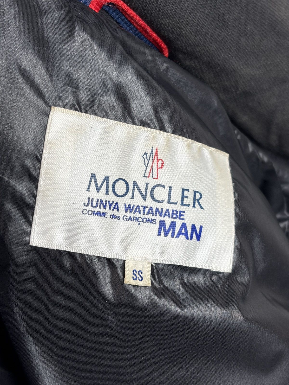 Junya Watanabe × Moncler AW07 Junya Watanabe Moncler Patch Waxed Down Puffer Vest Size US S / EU 44-46 / 1 - 8 Thumbnail