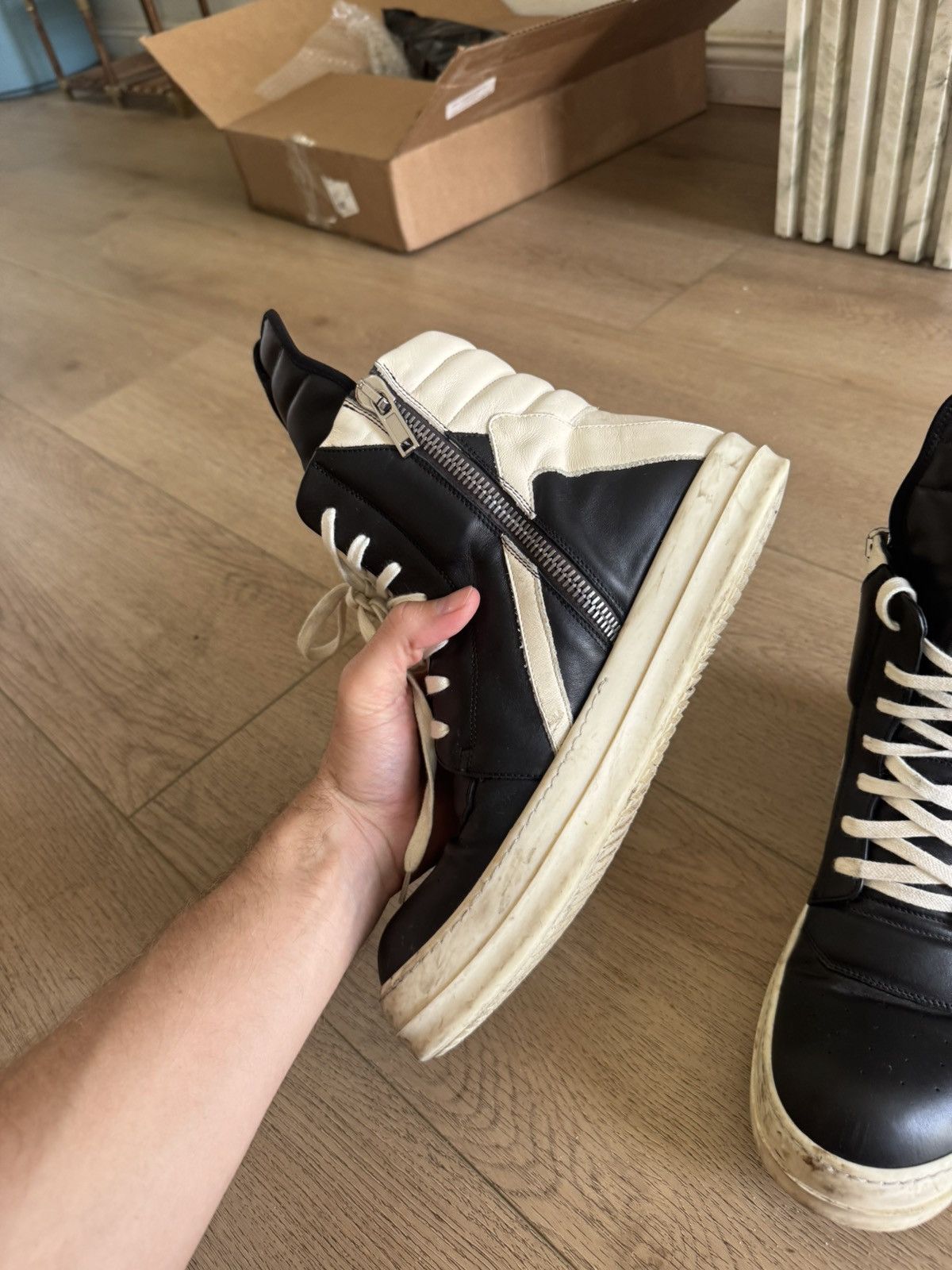 Rick Owens Geobaskets 43 Size US 10 / EU 43 - 3 Thumbnail