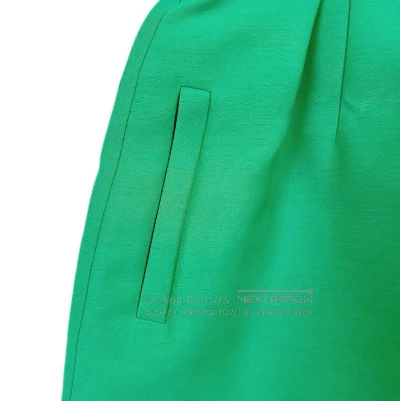 Louis Vuitton Louis Vuitton Summer Green Cotton Skirt . Size 28" / US 6 / IT 42 - 3 Thumbnail