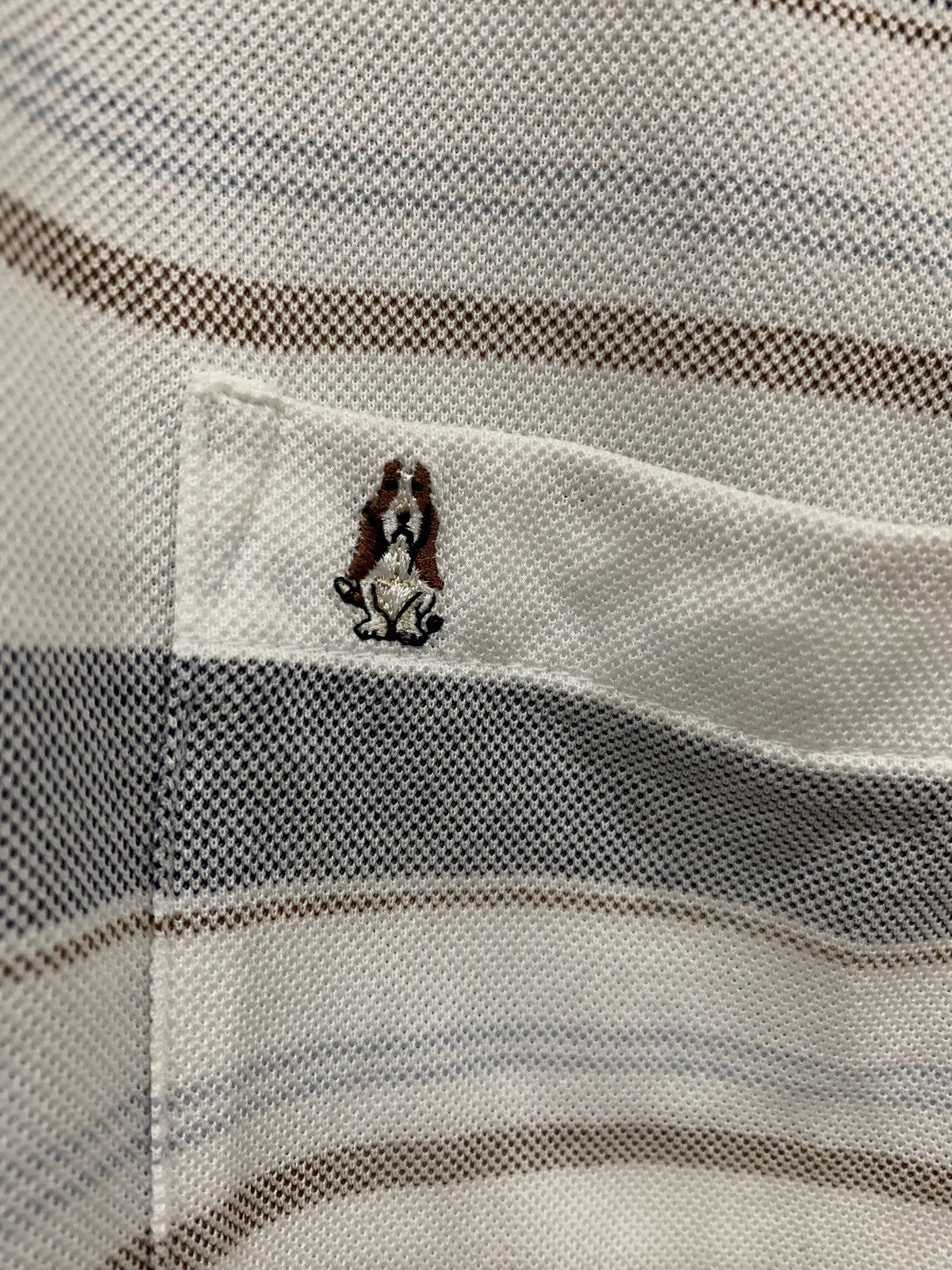 Designer Hush puppies shirt size L Large White Stripes Size US L / EU 52-54 / 3 - 7 Thumbnail