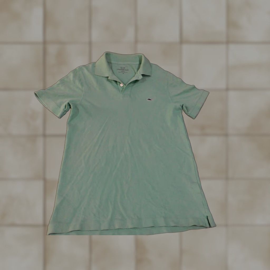 Vineyard Vines Vineyard Vines Polo Shirt Mens S Green Slim Fit Whale Logo Casual Preppy Shirt Size US S / EU 44-46 / 1 - 1 Thumbnail