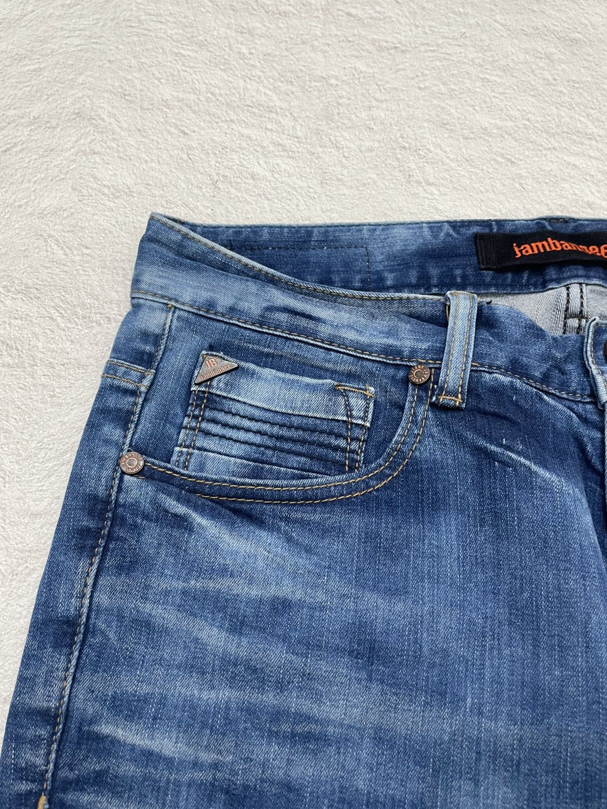 Hysteric Glamour 2000s Acid Wash Denim Distressed Jeans Y2K Size US 31 - 3 Thumbnail