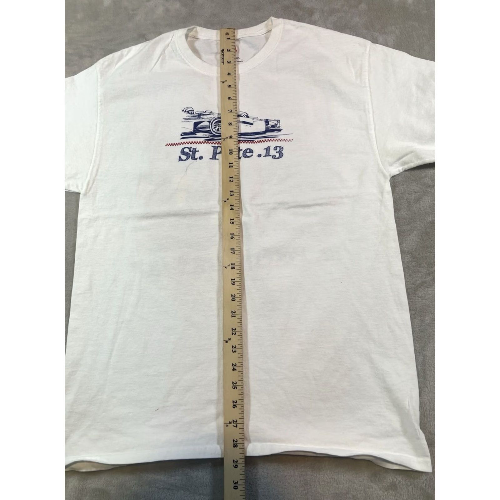 Hanes VINTAGE Hanes Beefy-T T-Shirt Short Sleeve Crew Neck White 90s 1990s Graphic Print Men's XL Size US XL / EU 56 / 4 - 3 Thumbnail