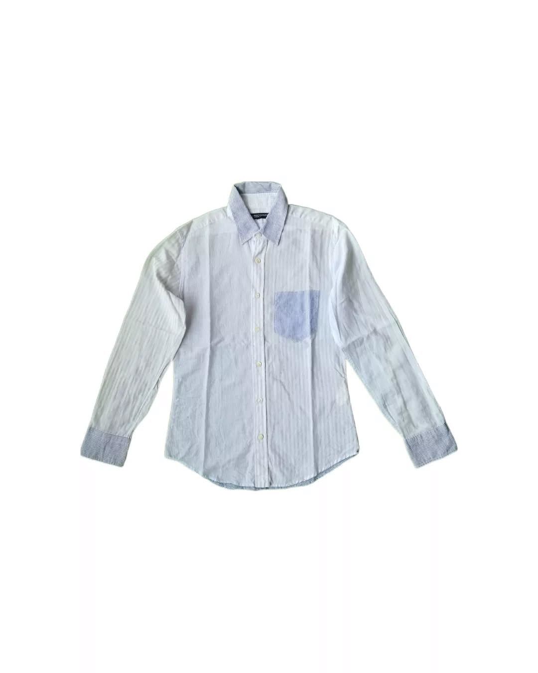 BEAUTY&YOUTH × Japanese Brand × United Arrows United Arrows Beauty & Youth Blue Pocket Shirt Size US S / EU 44-46 / 1 - 1 Thumbnail