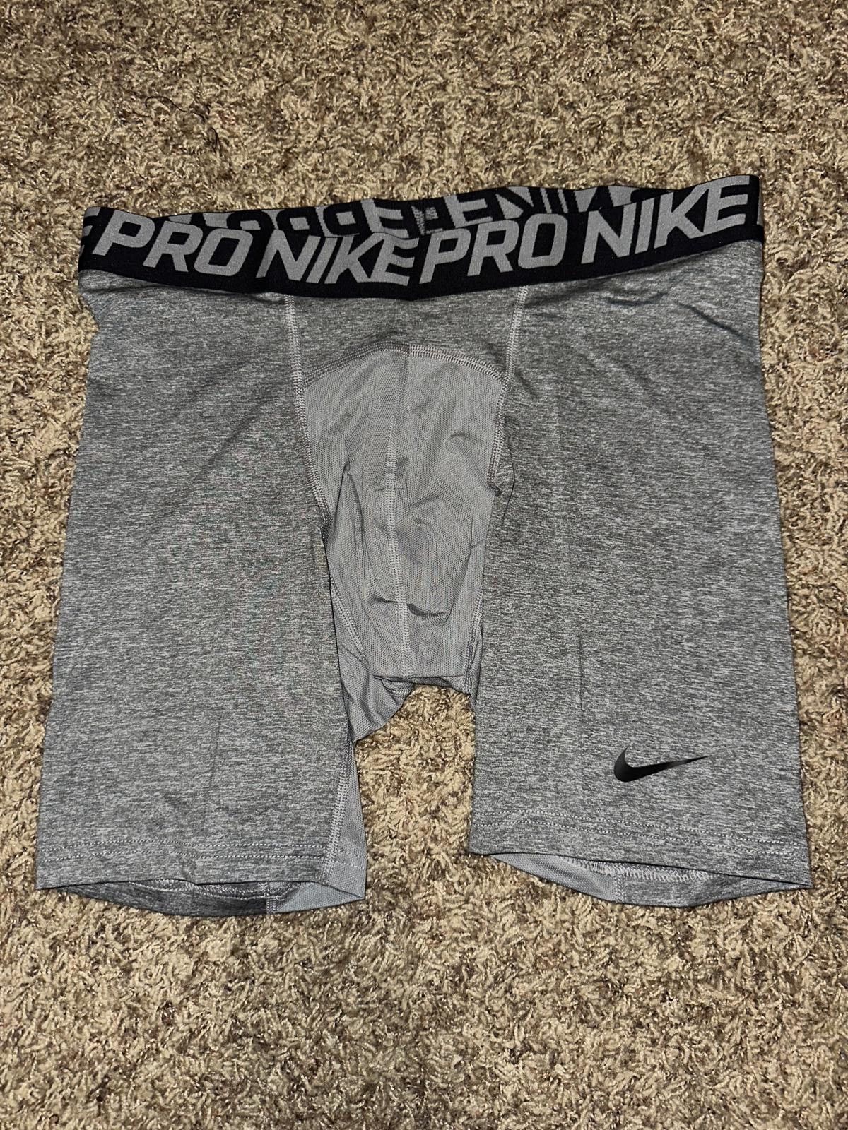 Nike Nike Pro Cool Training Compression Grey Shorts 2016 Size US 36 / EU 52 - 1 Thumbnail