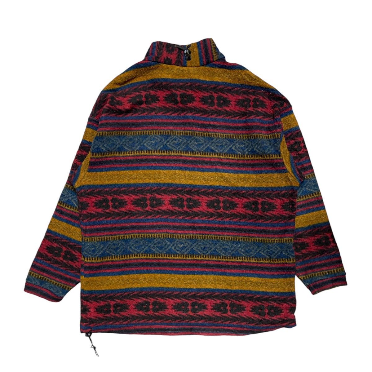 Jack Wolfskin × Vintage Vintage 90s Jack Wolfskin Native Oversized Halfzip Fleece Size US L / EU 52-54 / 3 - 2 Thumbnail