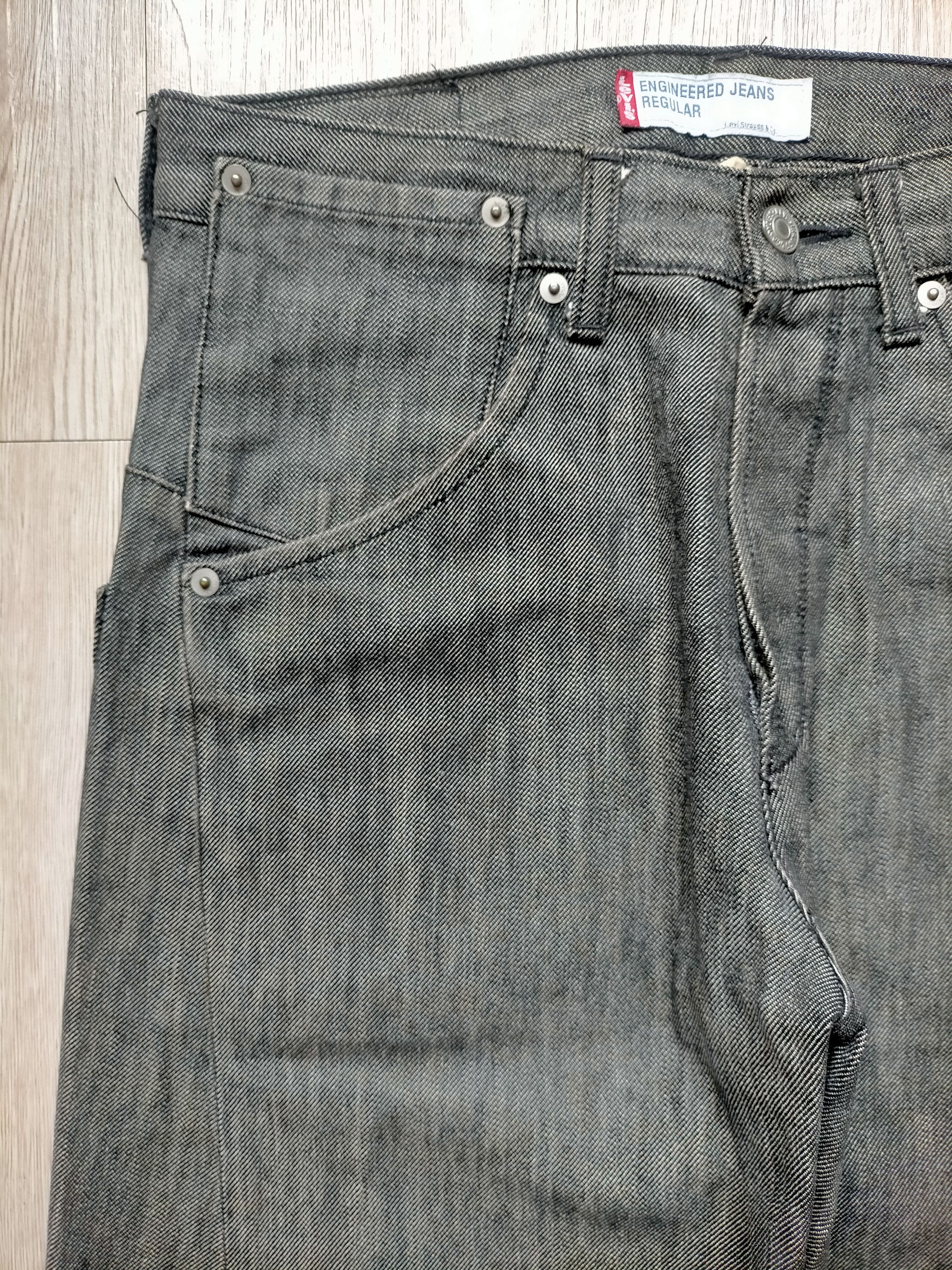 Levi's Levis Engineered Regular Black Rusty Denim pants Size US 31 - 4 Thumbnail