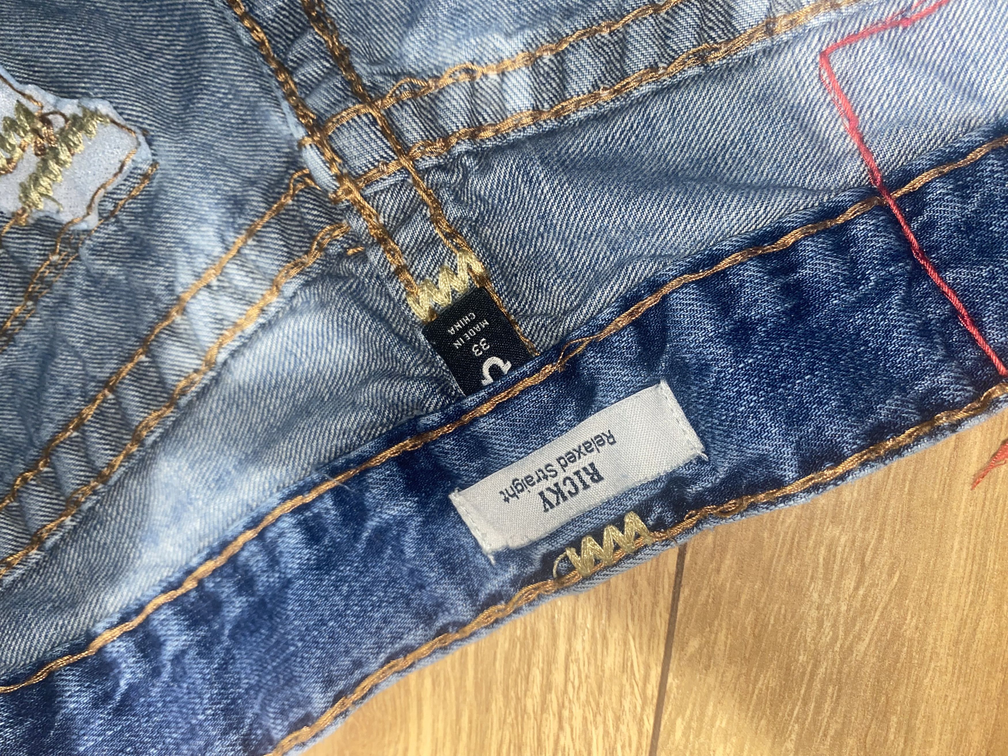 True Religion blue ricky jeans Size US 33 - 3 Thumbnail