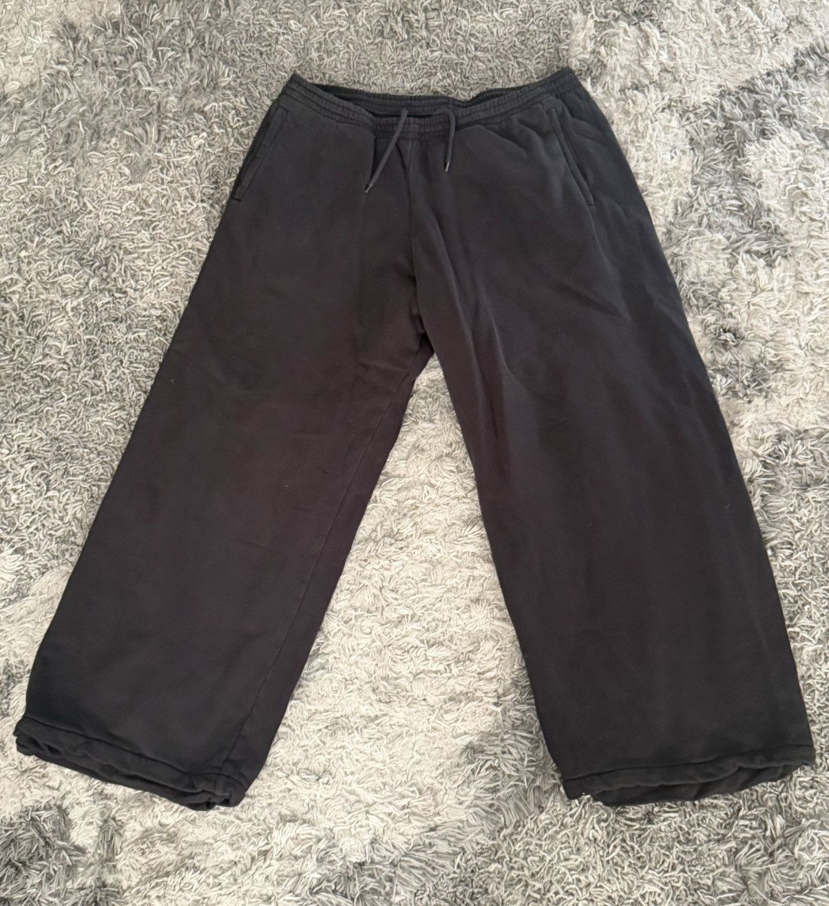 Gap × Kanye West × Yeezy Poetic Black Yeezy Gap Heavy Sweatpants 
