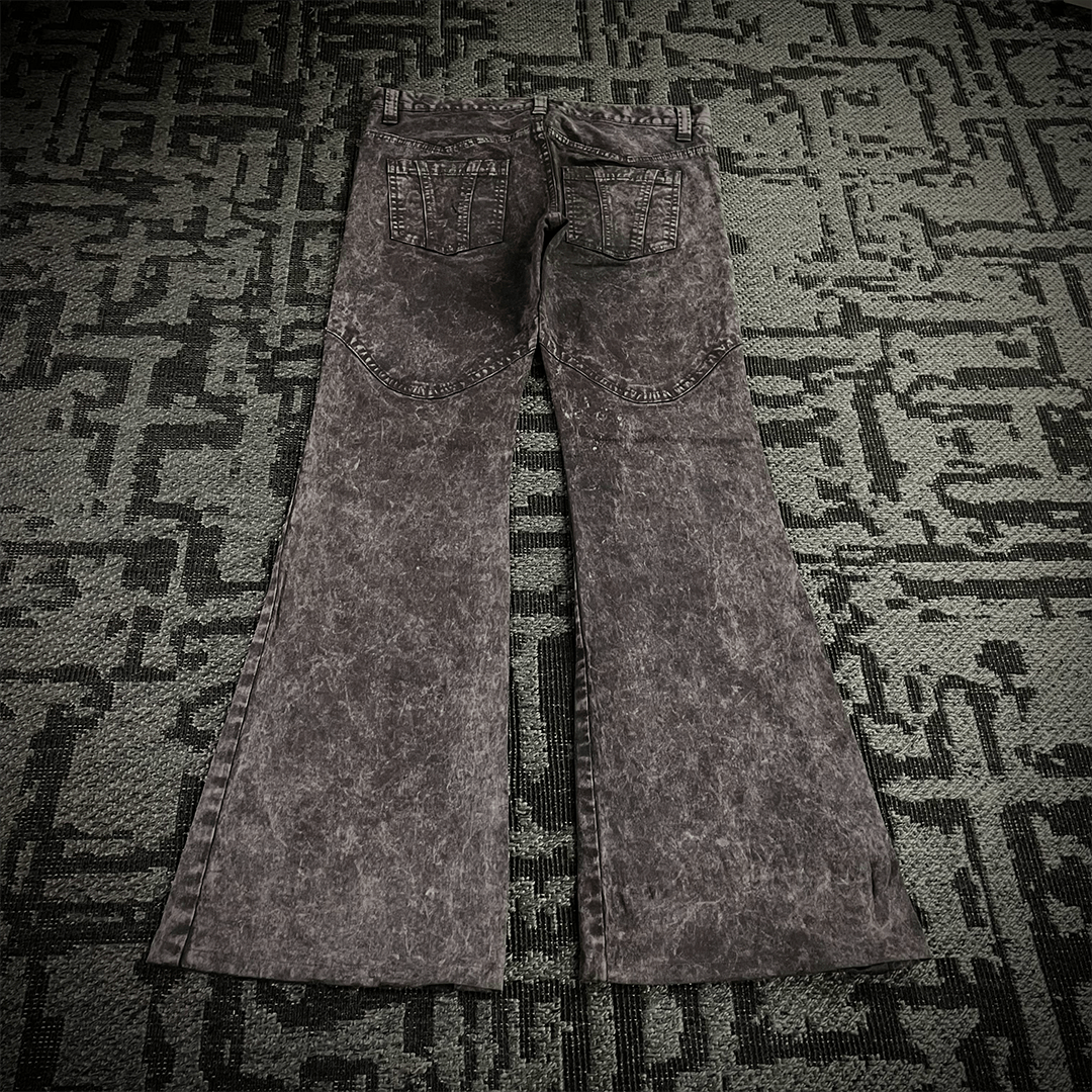 Japanese Brand Semantic Design Tie Dye Flared Pants Size US 33 - 5 Thumbnail