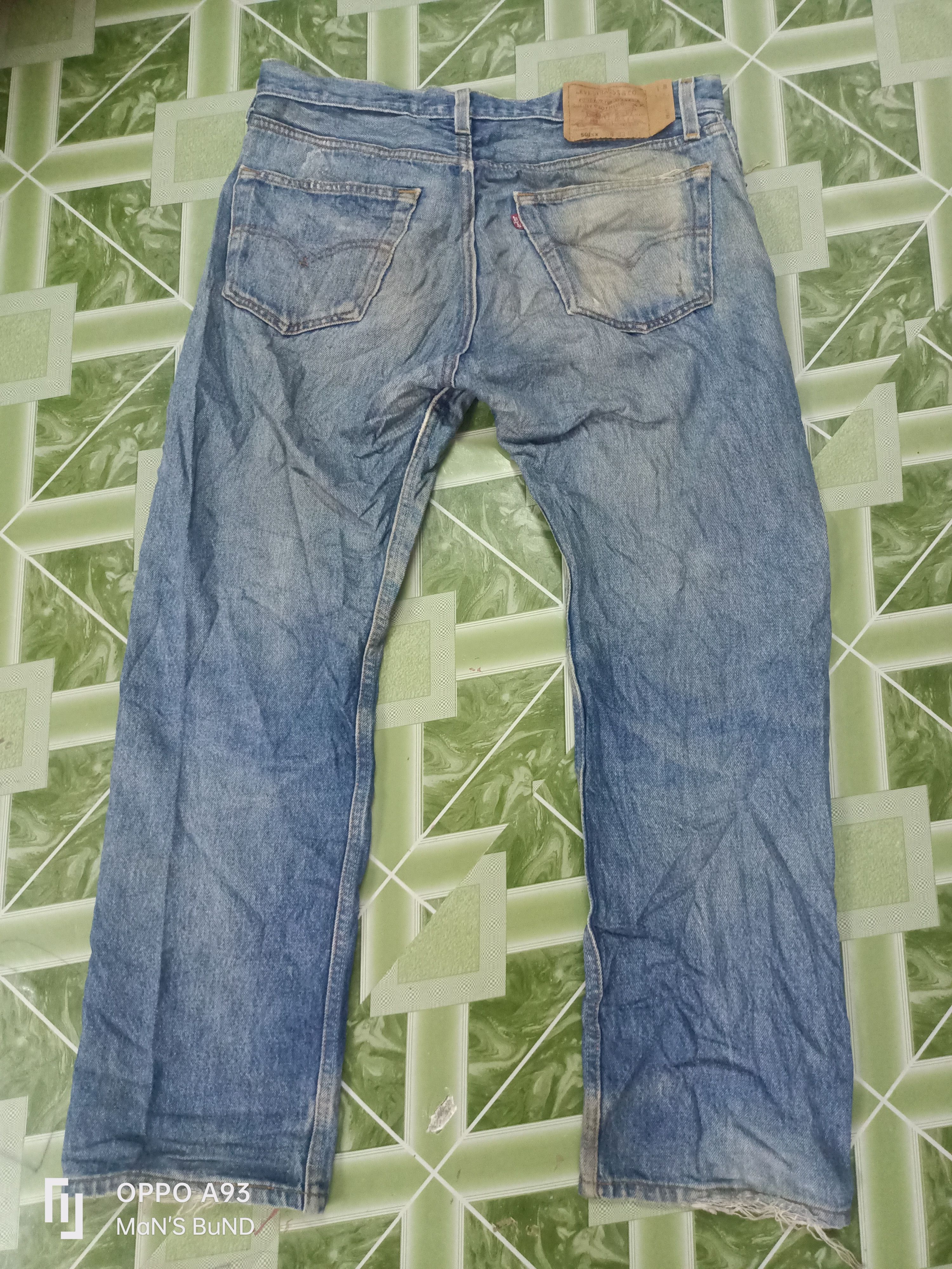 Distressed VINTAGE Levi's 501XX 90s